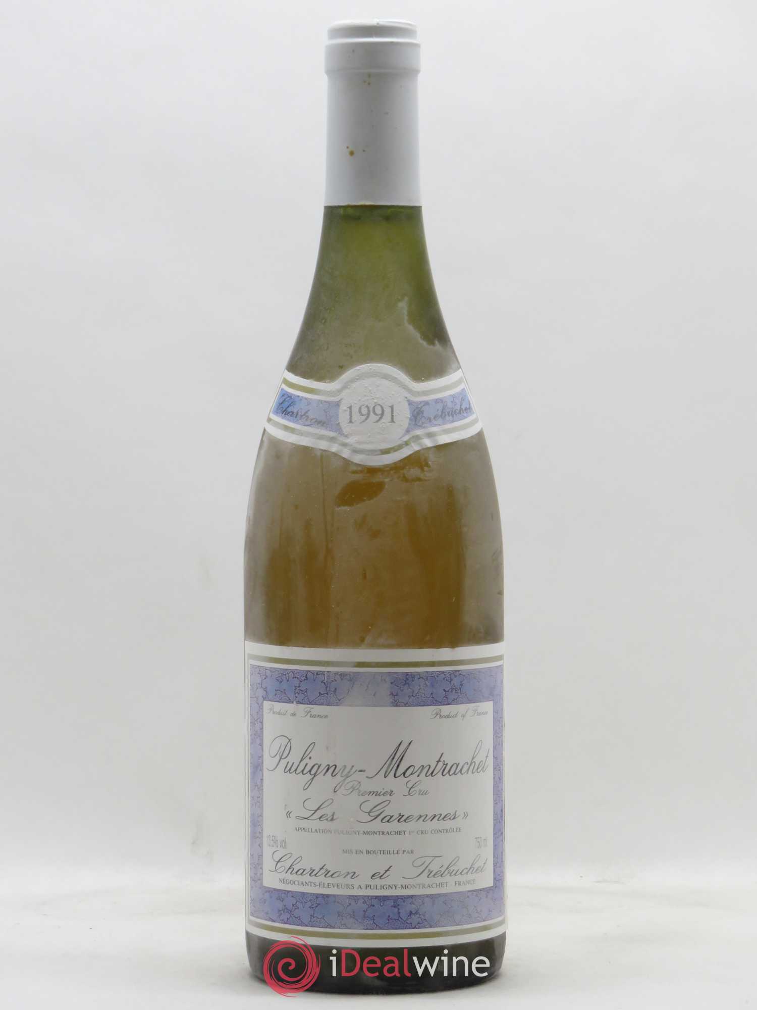 Puligny-Montrachet 1er Cru Les Garennes Chartron Et Trebuchet 1991 - Lot of 1 bottle - 0