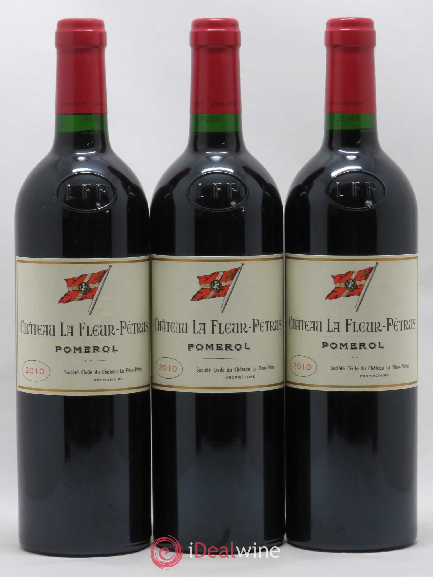 Château la Fleur Petrus 2010 - Lot of 3 bottles - 0