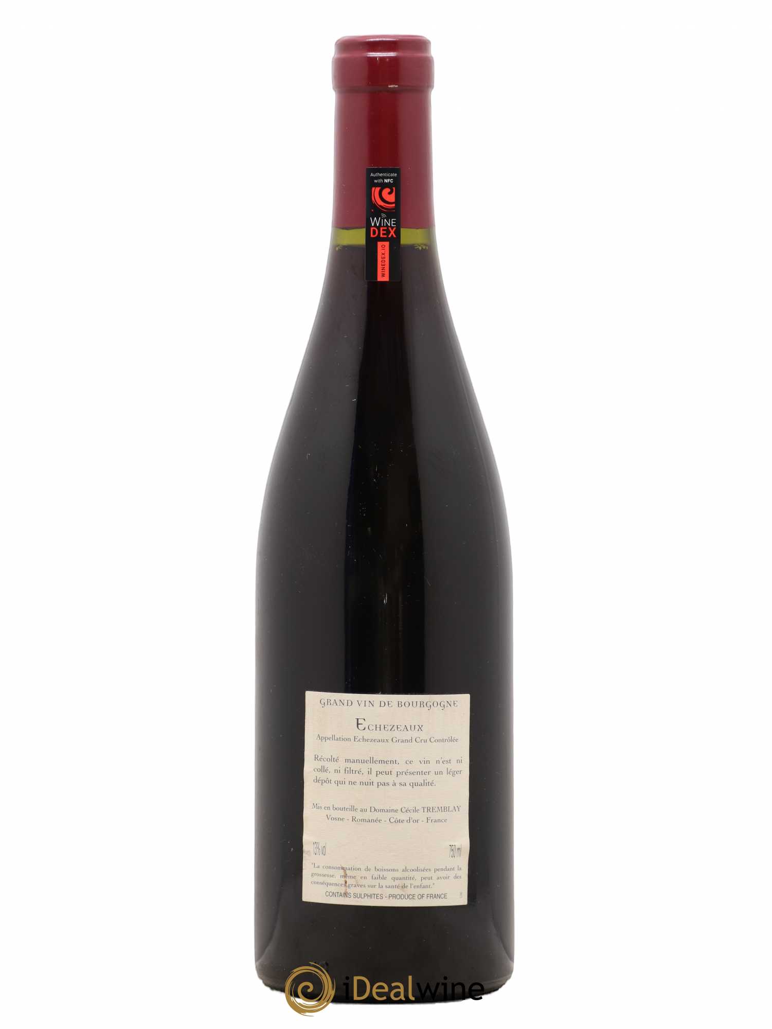 Echezeaux Grand Cru du dessus Cécile Tremblay 2008 - Lot de 1 bouteille - 1