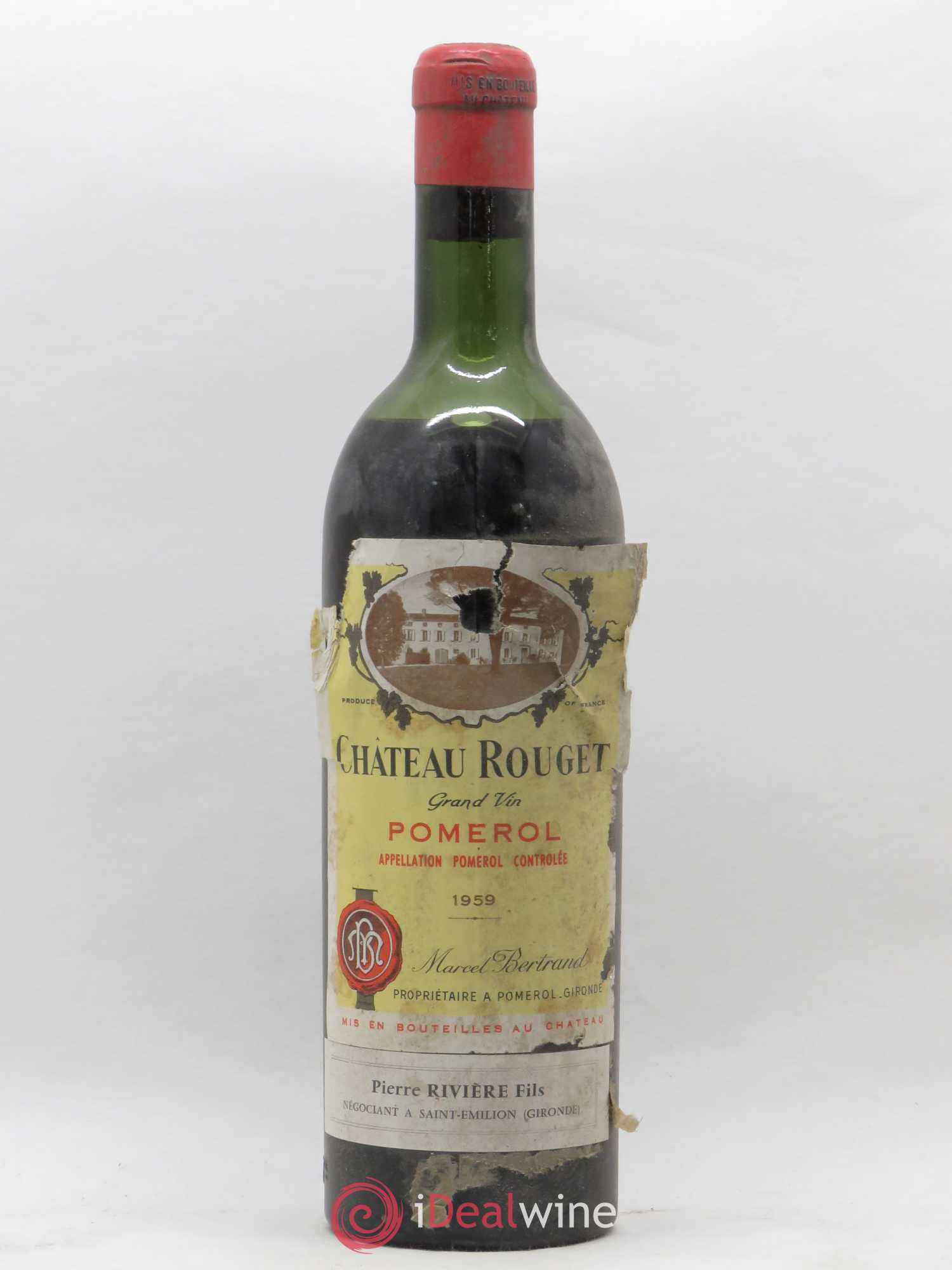 Château Rouget  (no reserve) 1959 - Lot of 1 bottle - 0