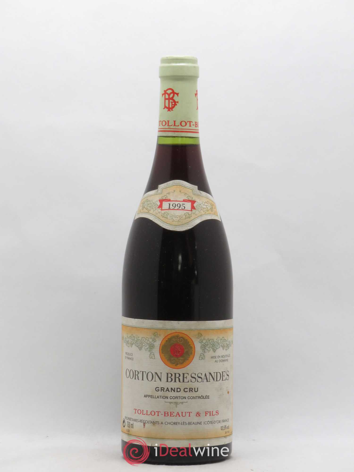 Corton-Bressandes Grand Cru Tollot Beaut (Domaine) 1995 - Lot de 1 bouteille - 0