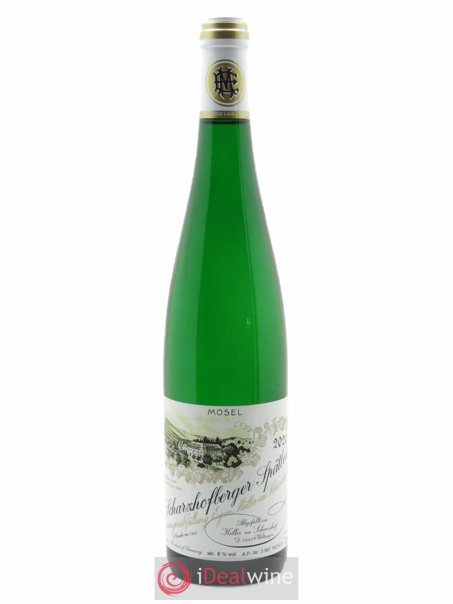 Riesling Scharzhofberger Spatlese Egon Muller 2020 - Lot de 1 bouteille - 0