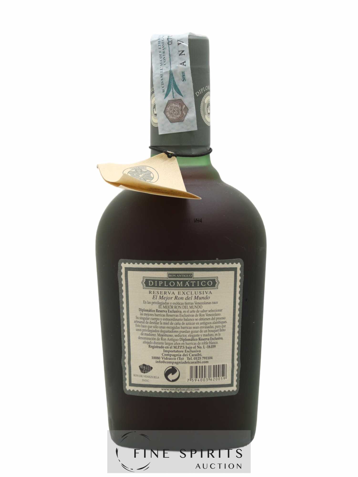 Diplomatico Of. Reserva Exclusiva  (sans prix de réserve) - Lot de 1 bouteille - 2