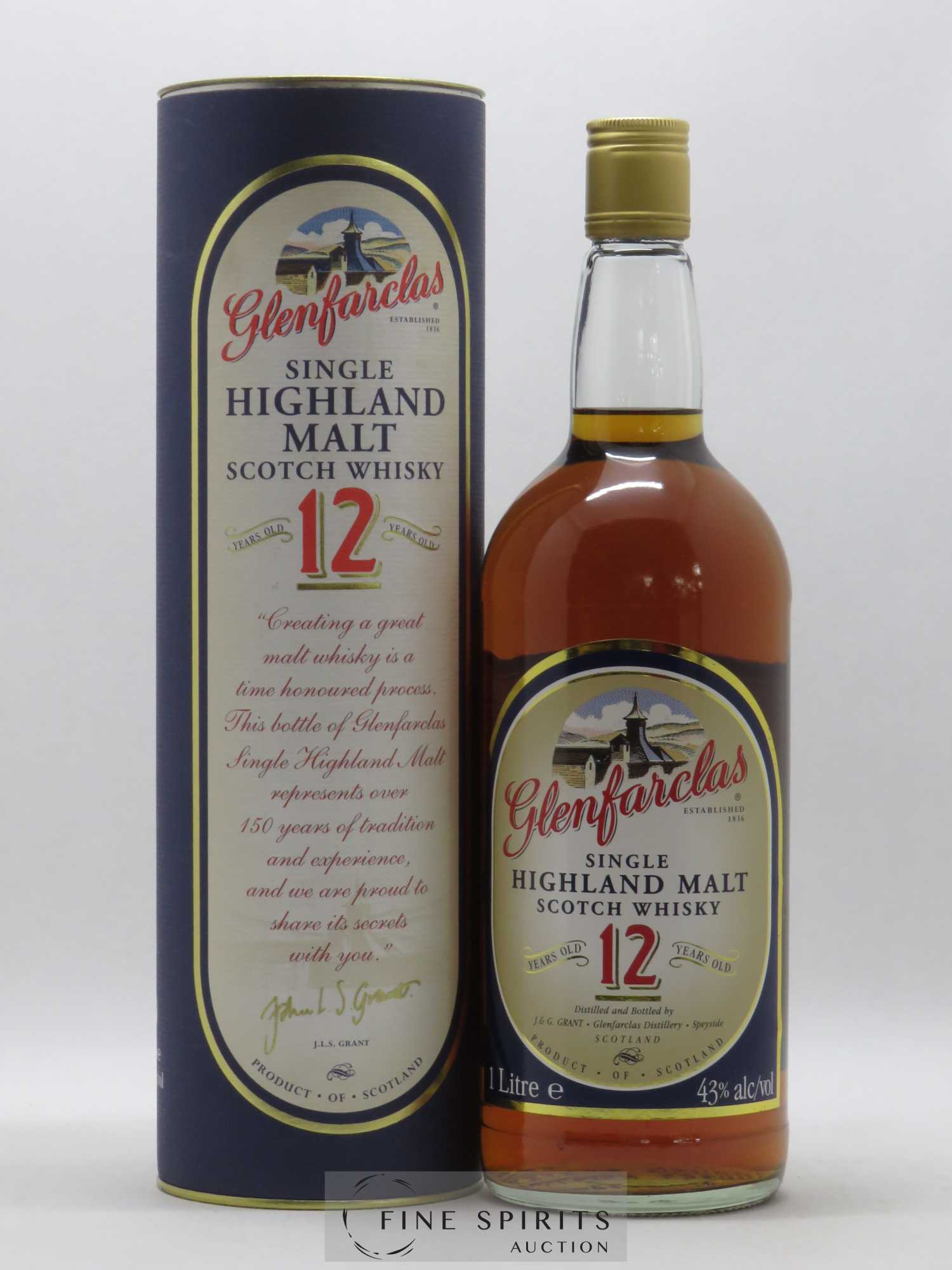 Glenfarclas 12 years Of. Single Highland Malt - Lot of 1 bottle - 0