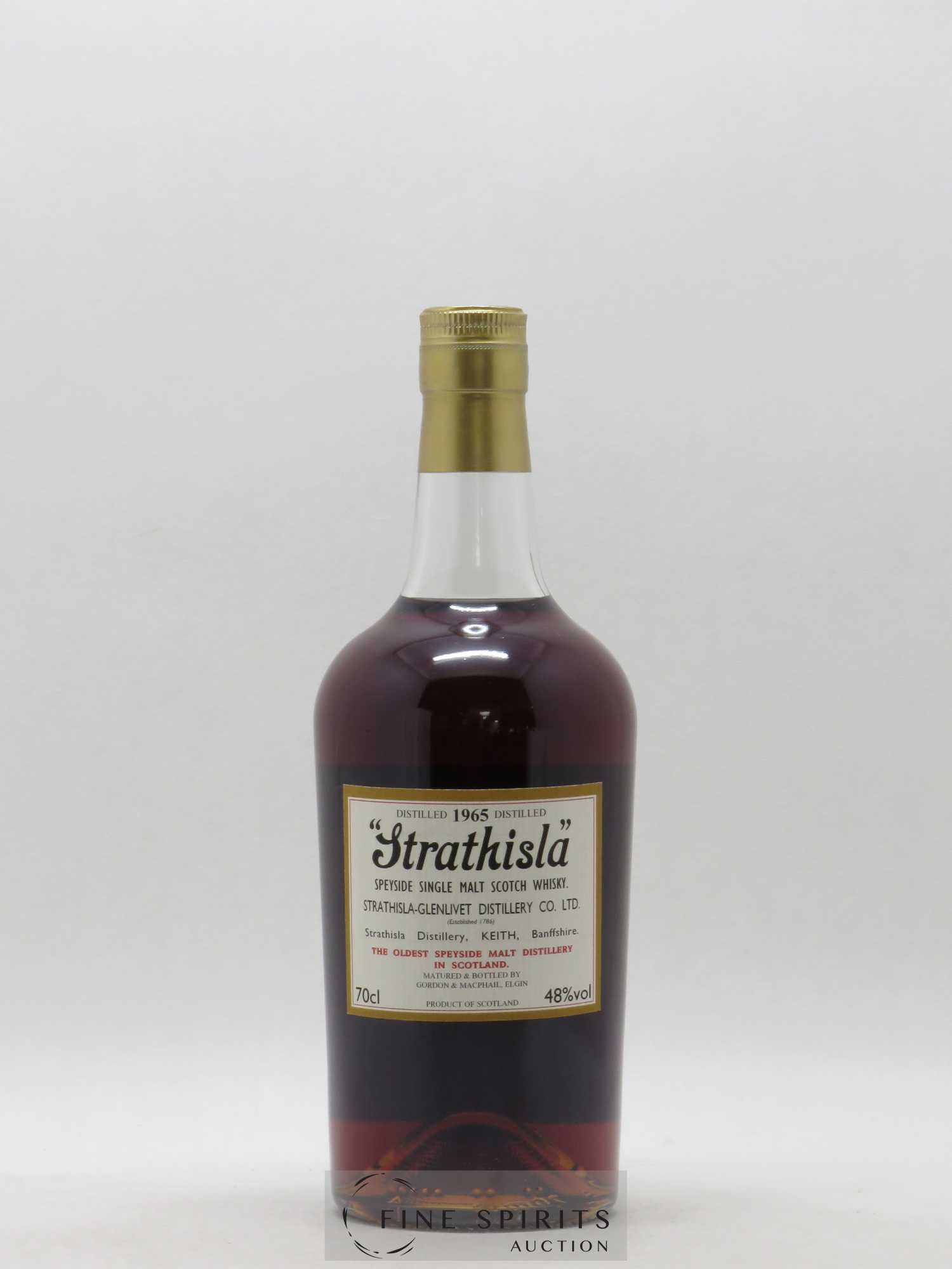 Strathisla 45 years 1965 Gordon & MacPhail Cask n° 3473 bottled 2011 Private Edition for Chun - Lot of 1 bottle - 2