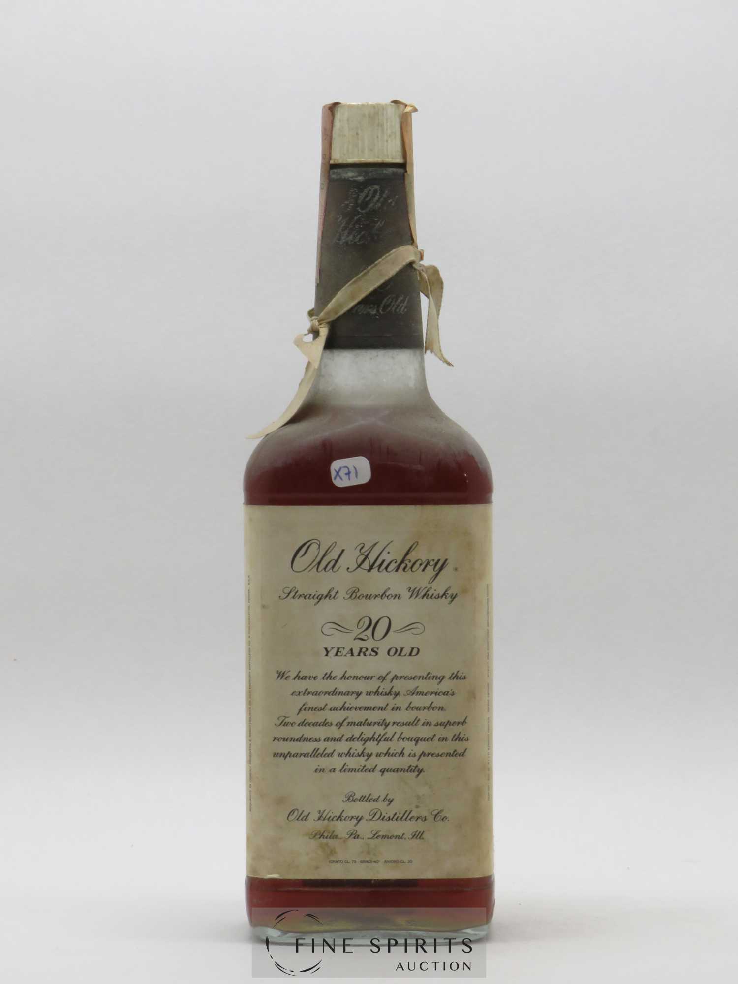 Old Hickory 20 years Of. Limited Edition - Lot de 1 bouteille - 0