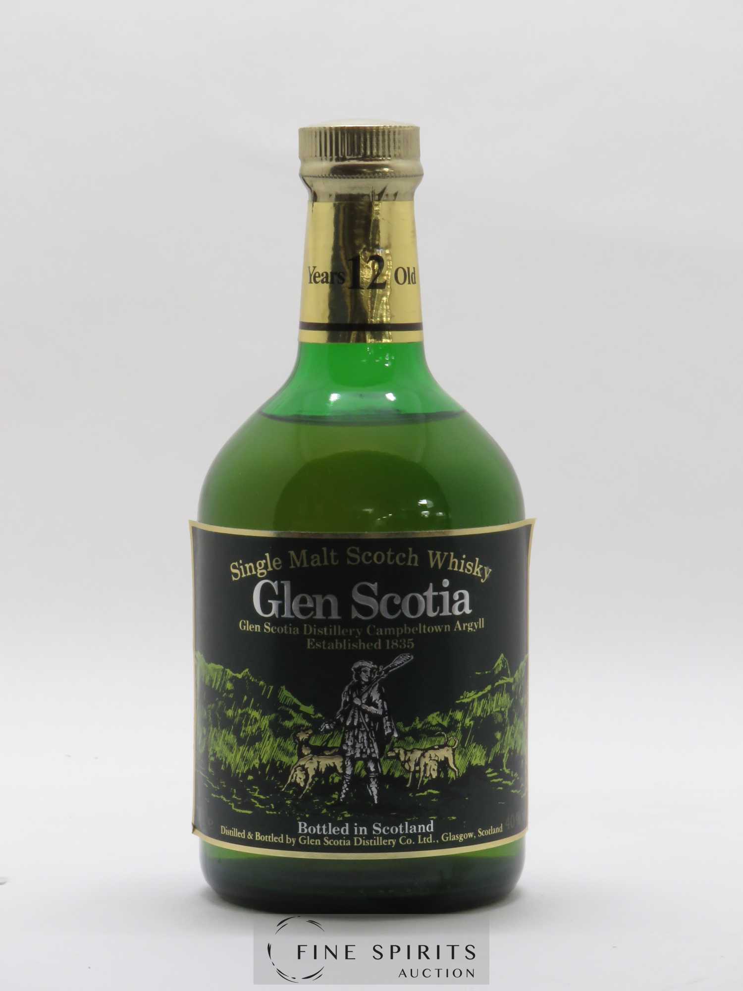 Glen Scotia 12 years Of. Single Malt Scotch Whisky - Lot of 1 bottle - 1