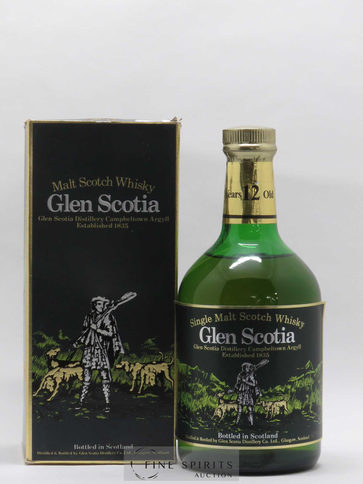 Glen Scotia 12 years Of. Single Malt Scotch Whisky - Lot of 1 bottle - 0