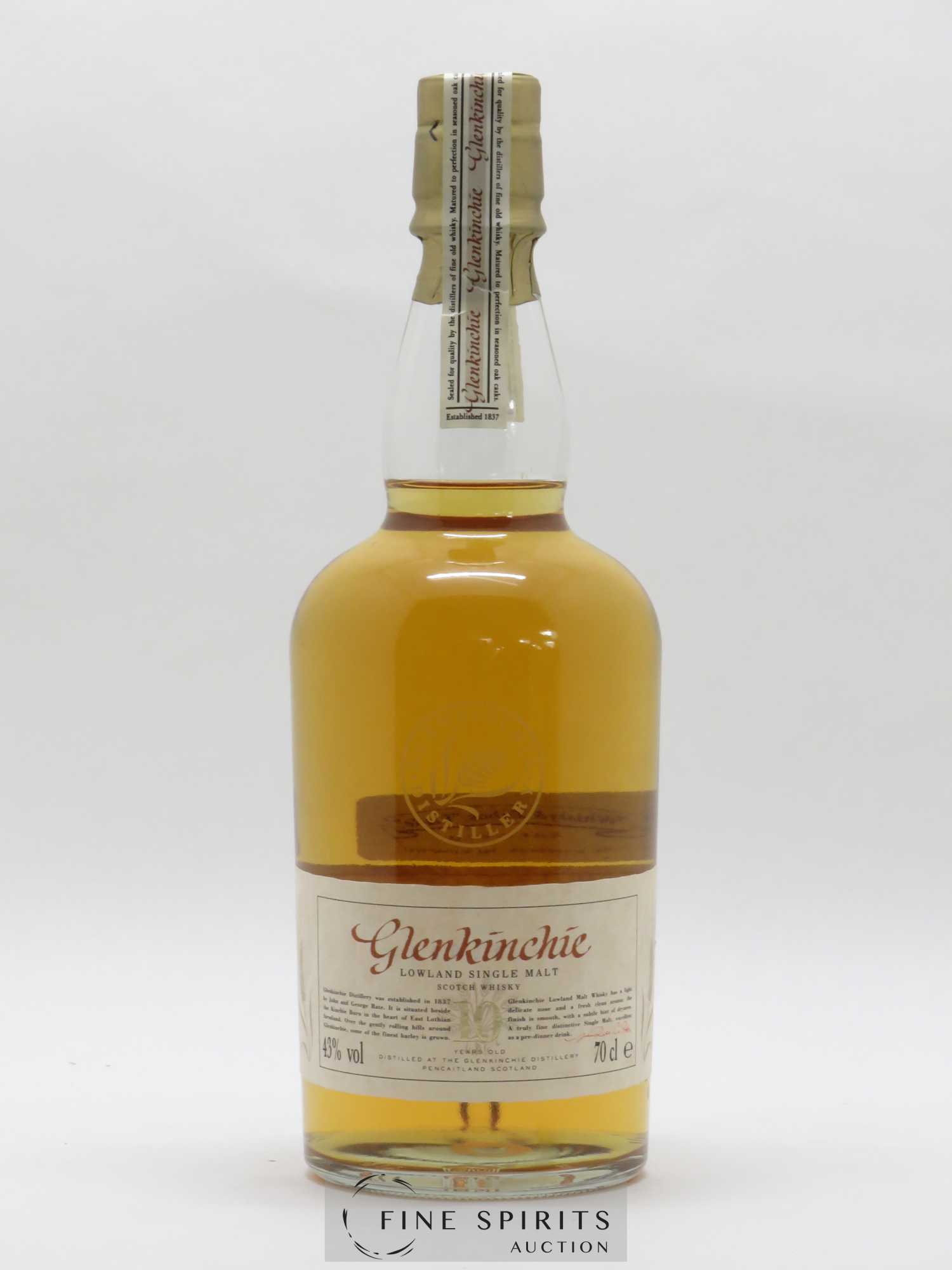 Glenkinchie 10 years Of. Pre Classic Malt, Golden 10 - Lot of 1 bottle - 1