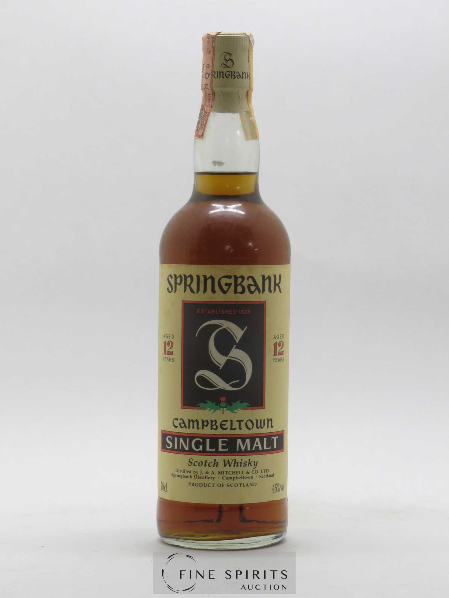 Springbank 12 years Of. Green Thistle Velier - Lot of 1 bottle - 1