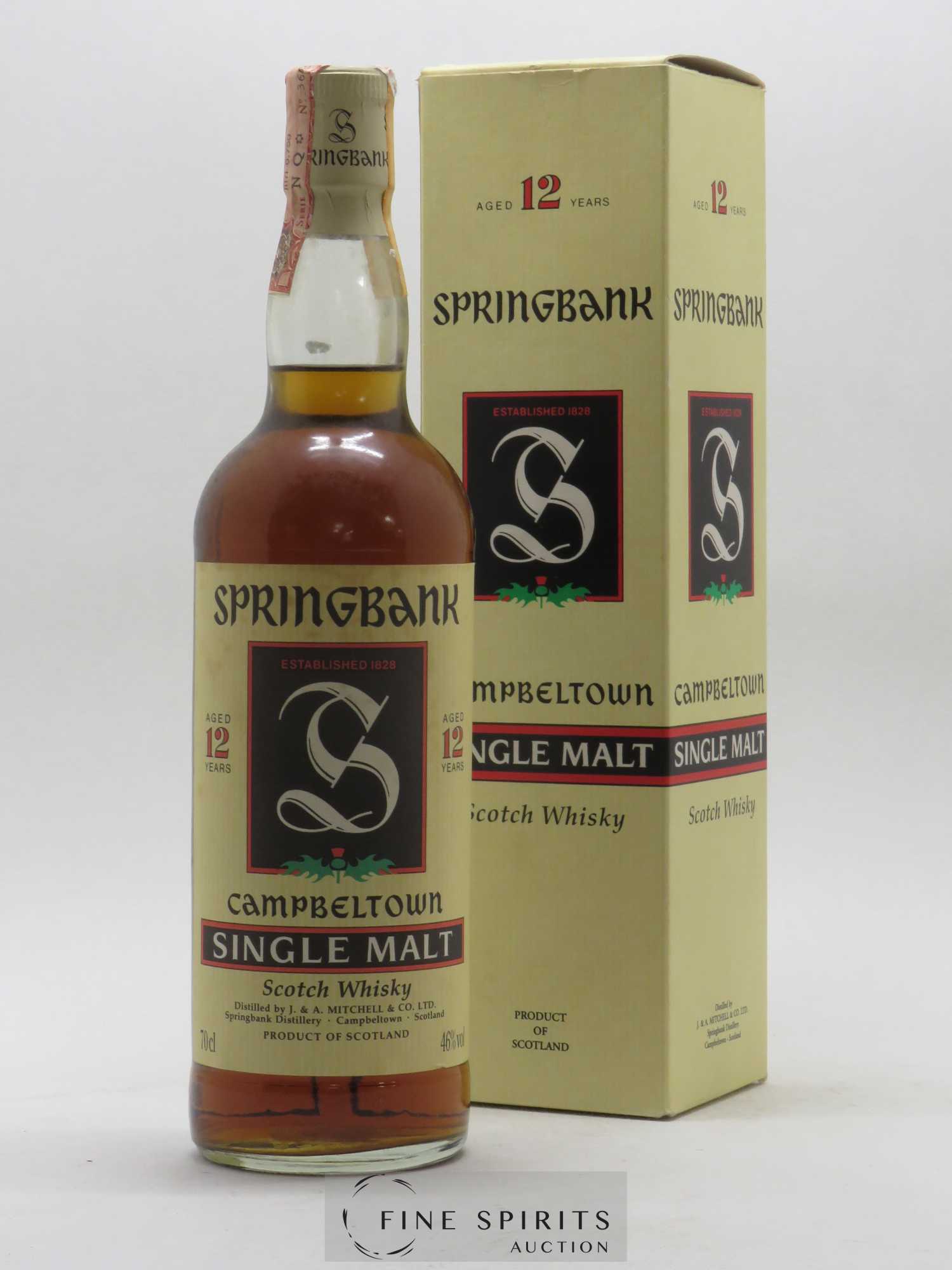 Springbank 12 years Of. Green Thistle Velier - Lot of 1 bottle - 0