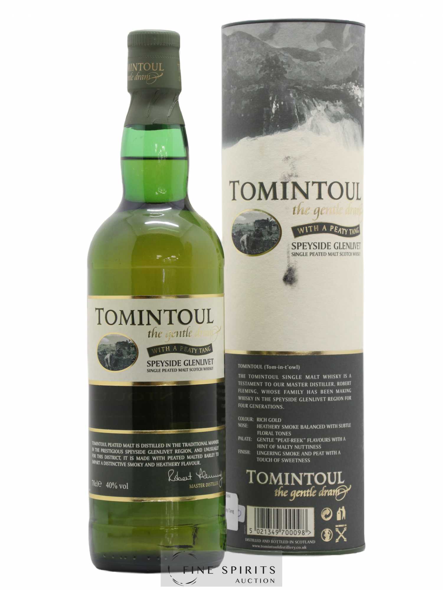 Tomintoul Of. The Gentle Dram With a Peaty Tang  (sans prix de réserve) - Lot de 1 bouteille - 0