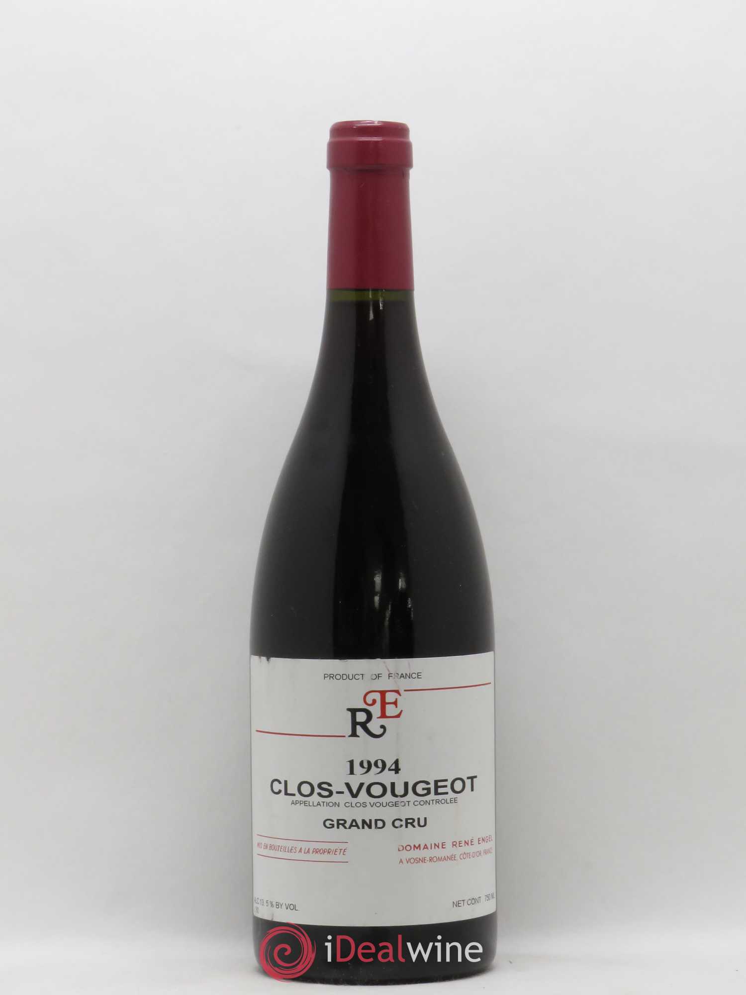 Clos de Vougeot Grand Cru Domaine René Engel - Domaine Eugénie 1994 - Lot of 1 bottle - 0