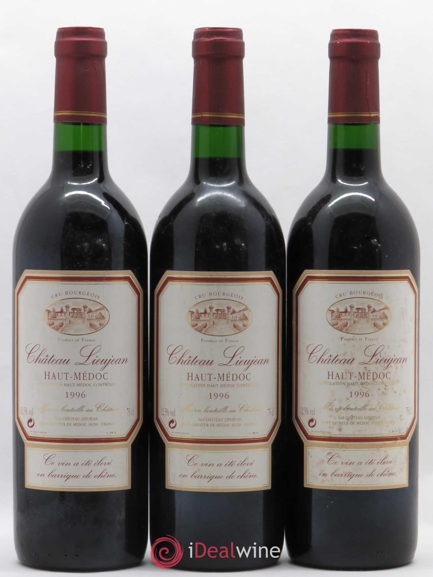 Château Lieujean  (sans prix de réserve) 1996 - Lot de 6 bouteilles - 2