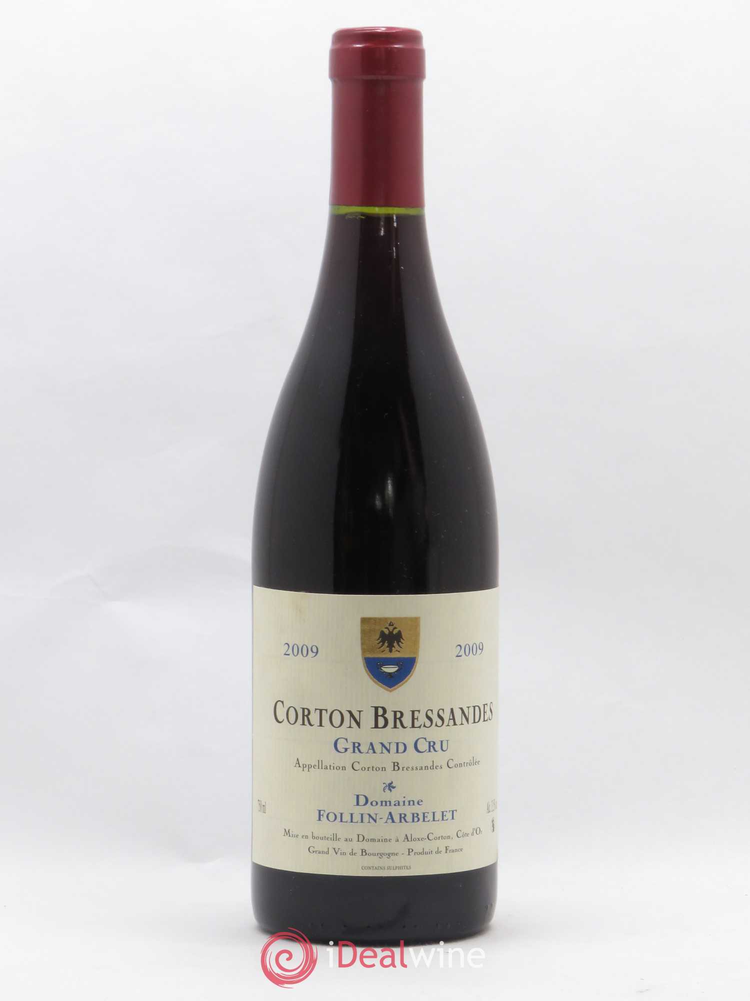 Corton Grand Cru Bressandes Follin-Arbelet (Domaine) 2009 - Lot of 1 bottle - 0