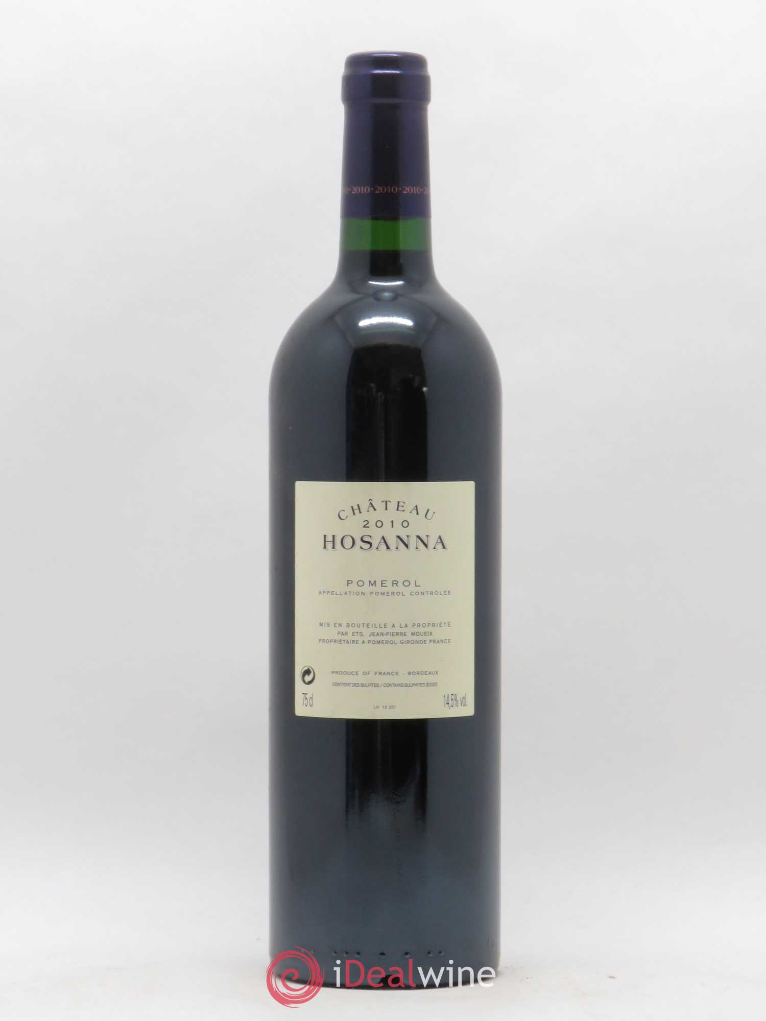 Château Hosanna 2010 - Lot de 1 bouteille - 1