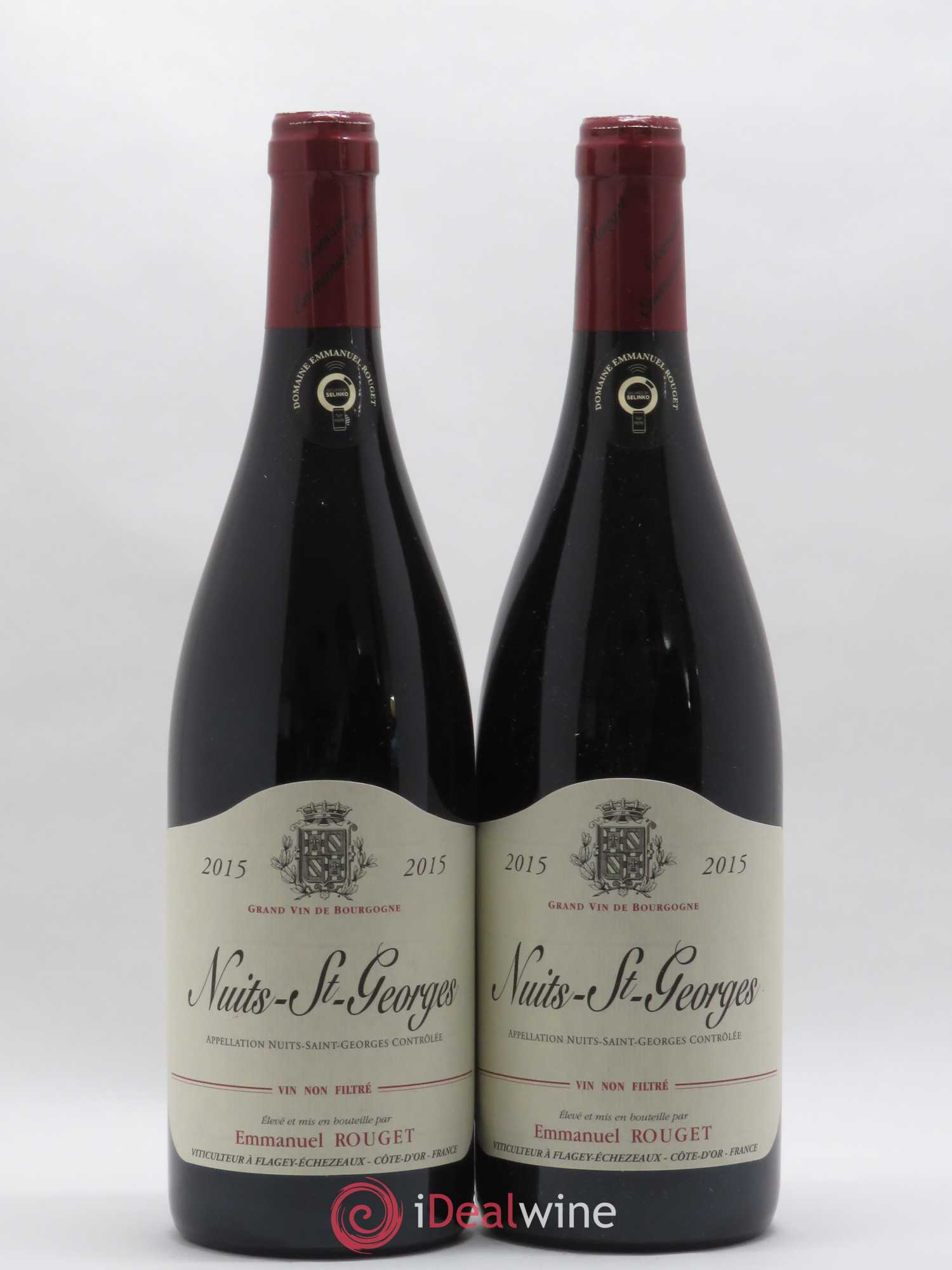 Nuits Saint-Georges Emmanuel Rouget 2015 - Lot of 2 bottles - 0