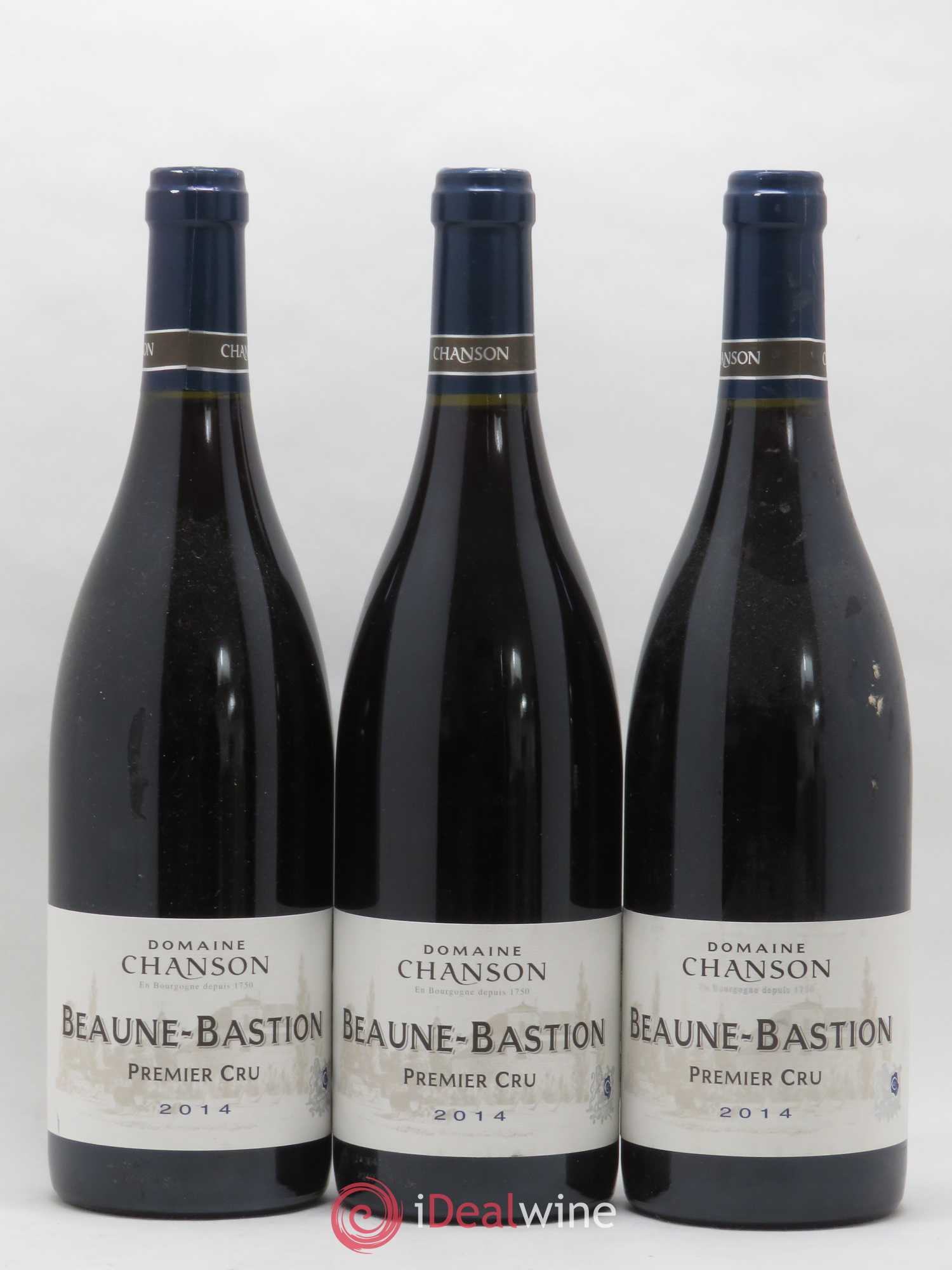 Beaune 1er Cru Bastion Domaine Chanson 2014 - Lot of 3 bottles - 0