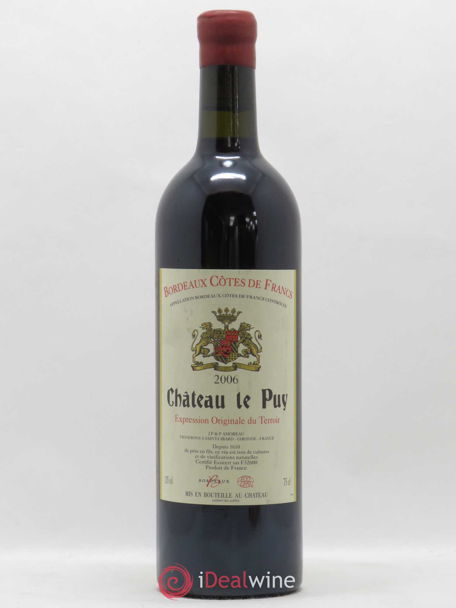 Château Le Puy  (no reserve) 2006 - Lot of 1 bottle - 0