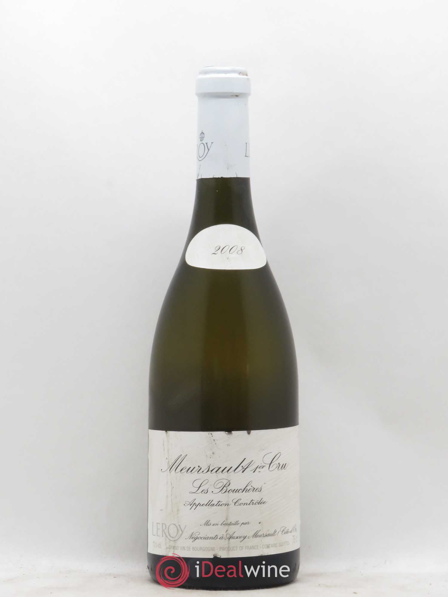 Meursault 1er Cru Les Bouchères Leroy SA 2008 - Lot of 1 bottle - 0