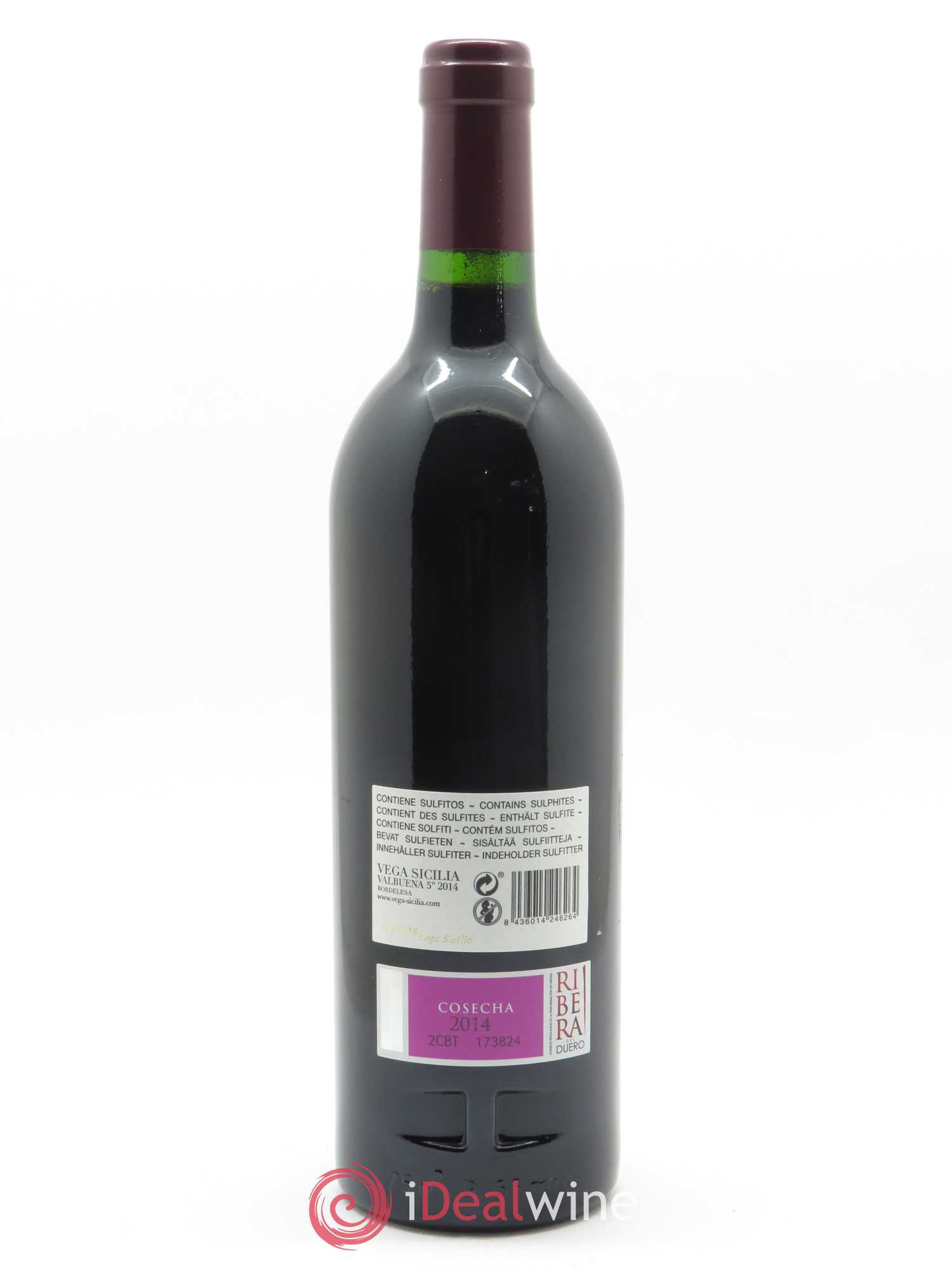 Ribera Del Duero DO Vega Sicilia Valbuena 5 ano Famille Alvarez 2014 - Lot de 1 bouteille - 1