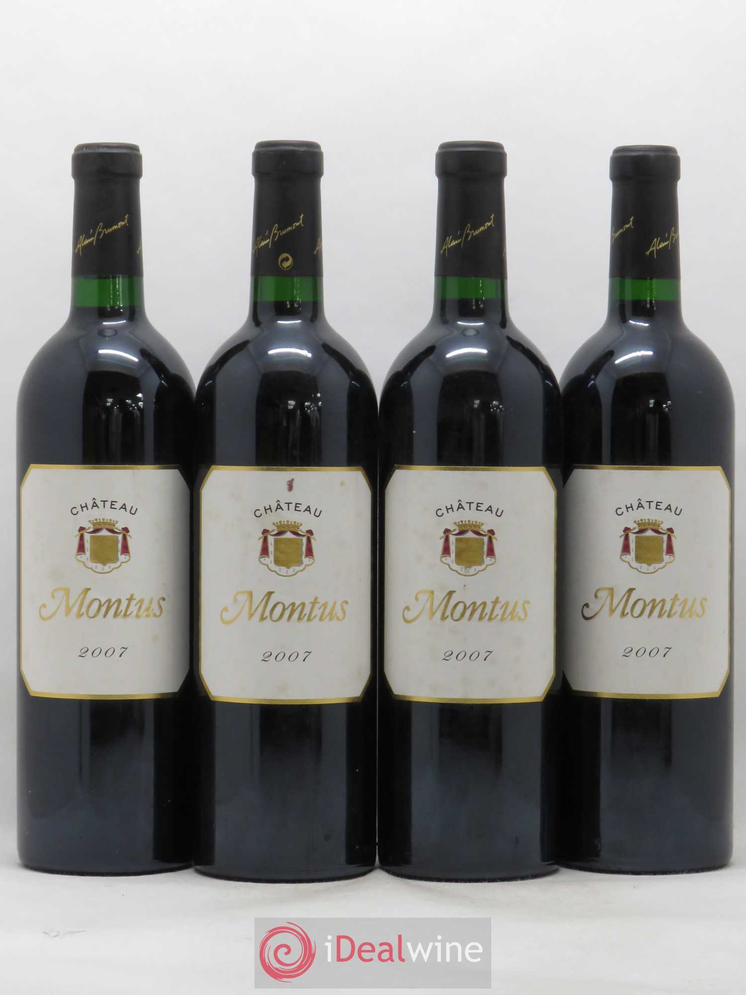 Madiran Château Montus Alain Brumont  (senza prezzo di riserva) 2007 - Lotto di 4 bottiglie - 0