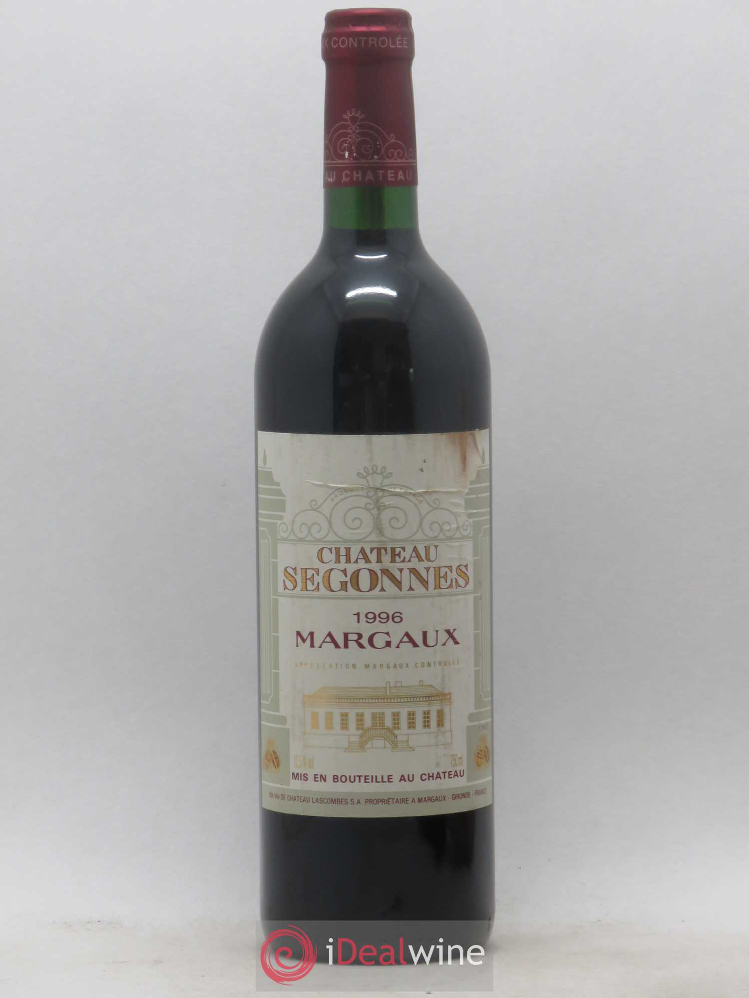 Château Segonnes 1996 - Lot de 1 bouteille - 0