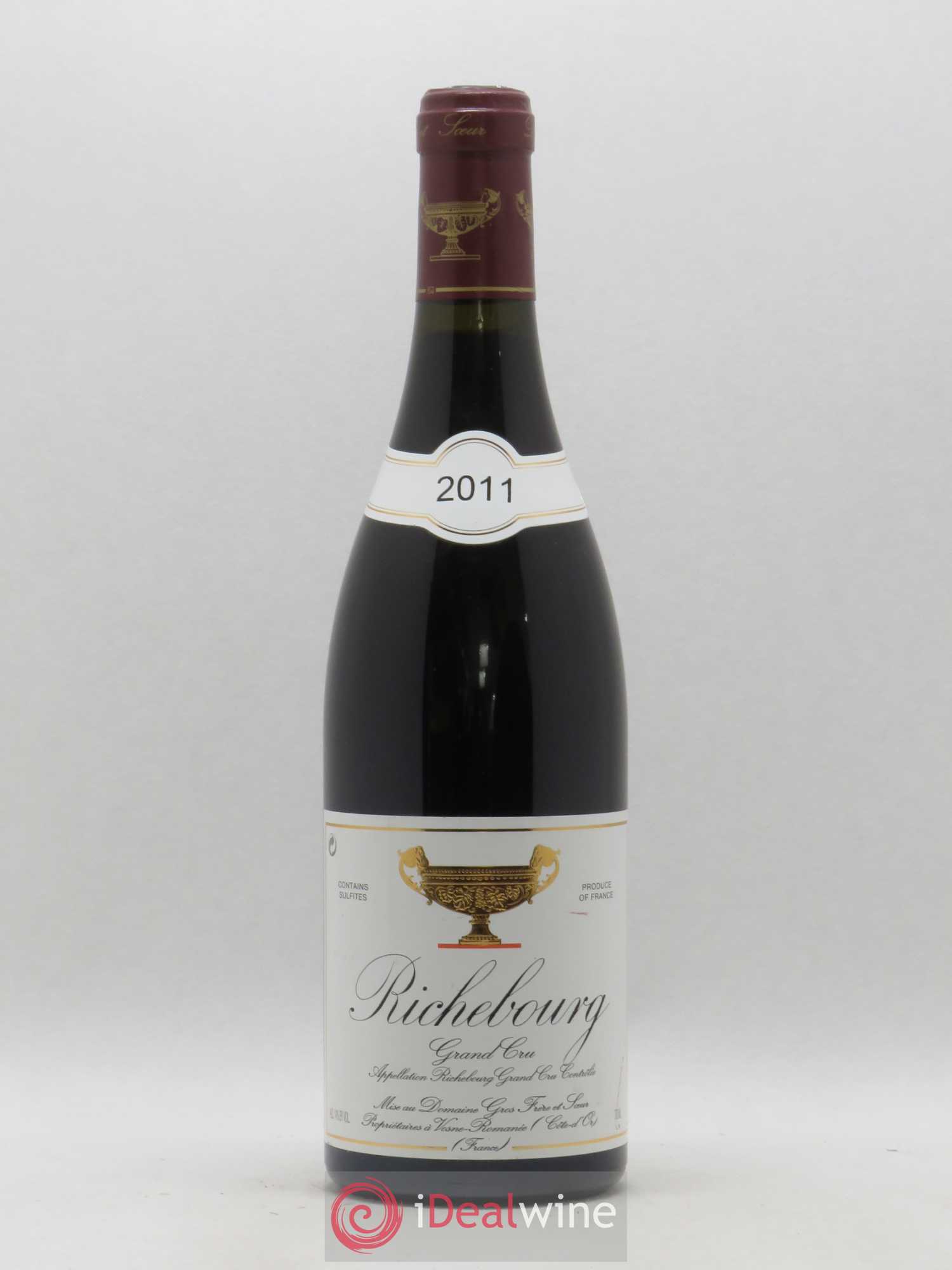 Richebourg Grand Cru Gros Frère & Soeur 2011 - Lot of 1 bottle - 0