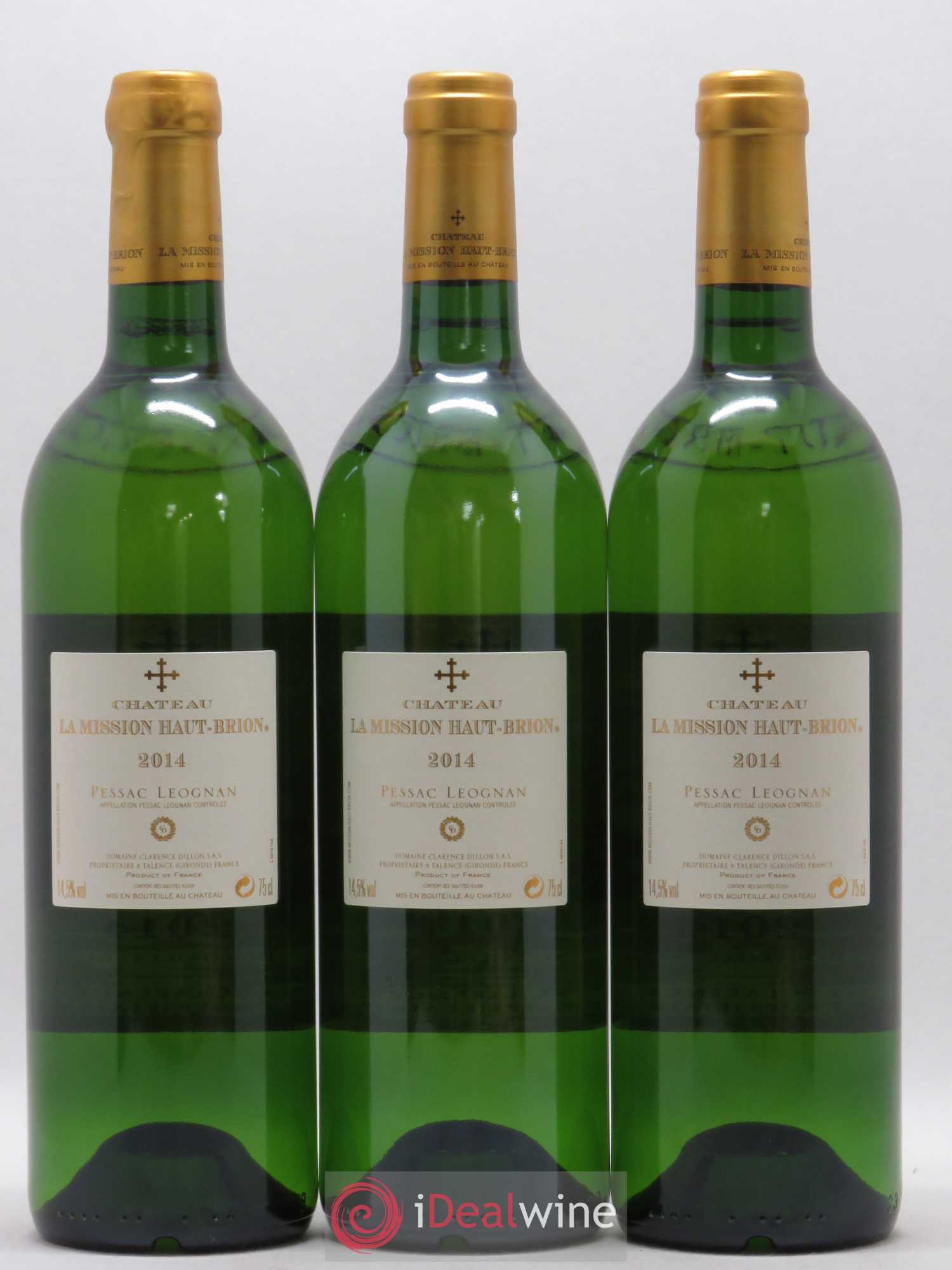 Château la Mission Haut-Brion 2014 - Lot of 3 bottles - 1