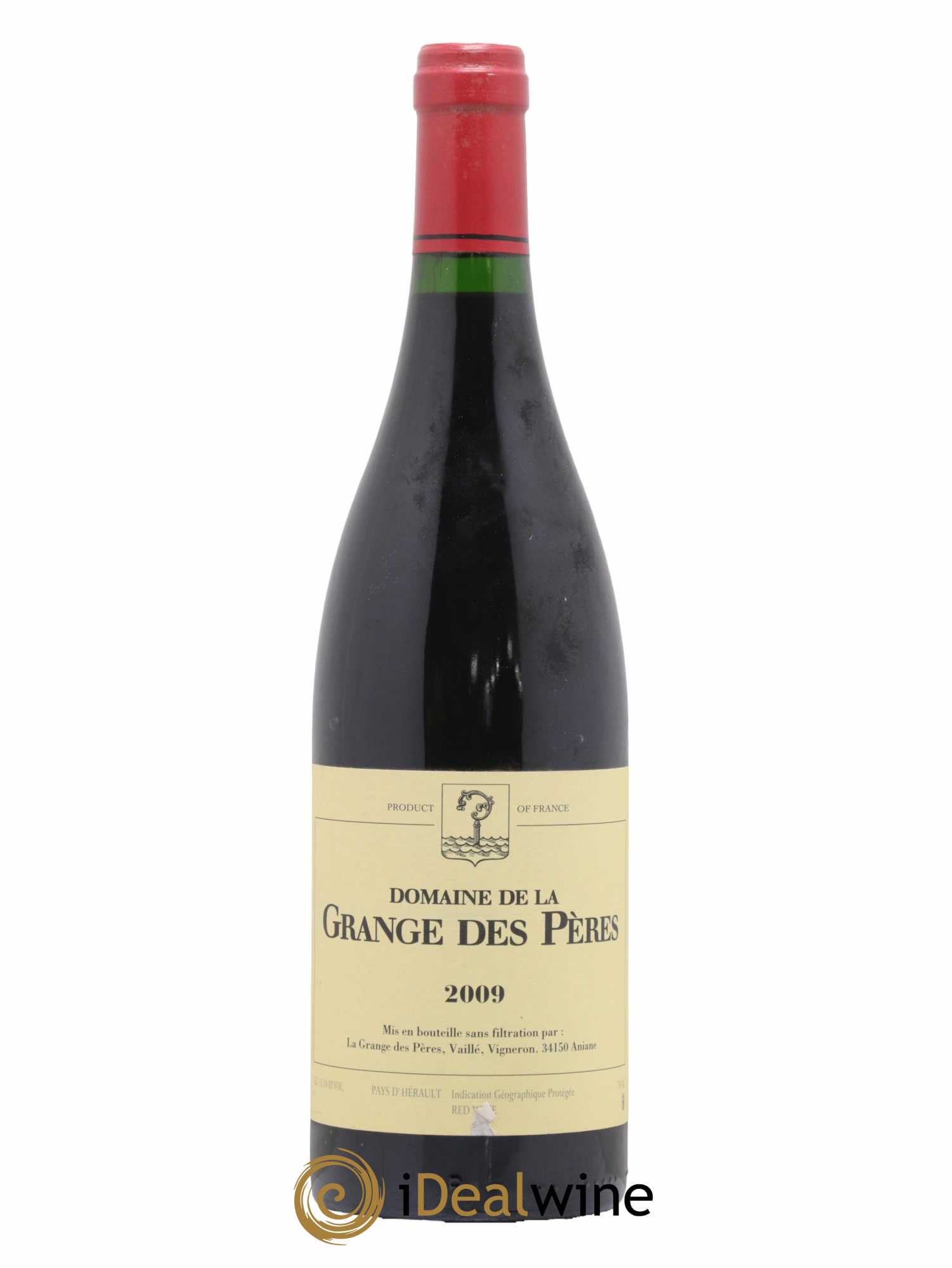 IGP Pays d'Hérault Grange des Pères Laurent Vaillé  2009 - Lot de 1 bouteille - 0