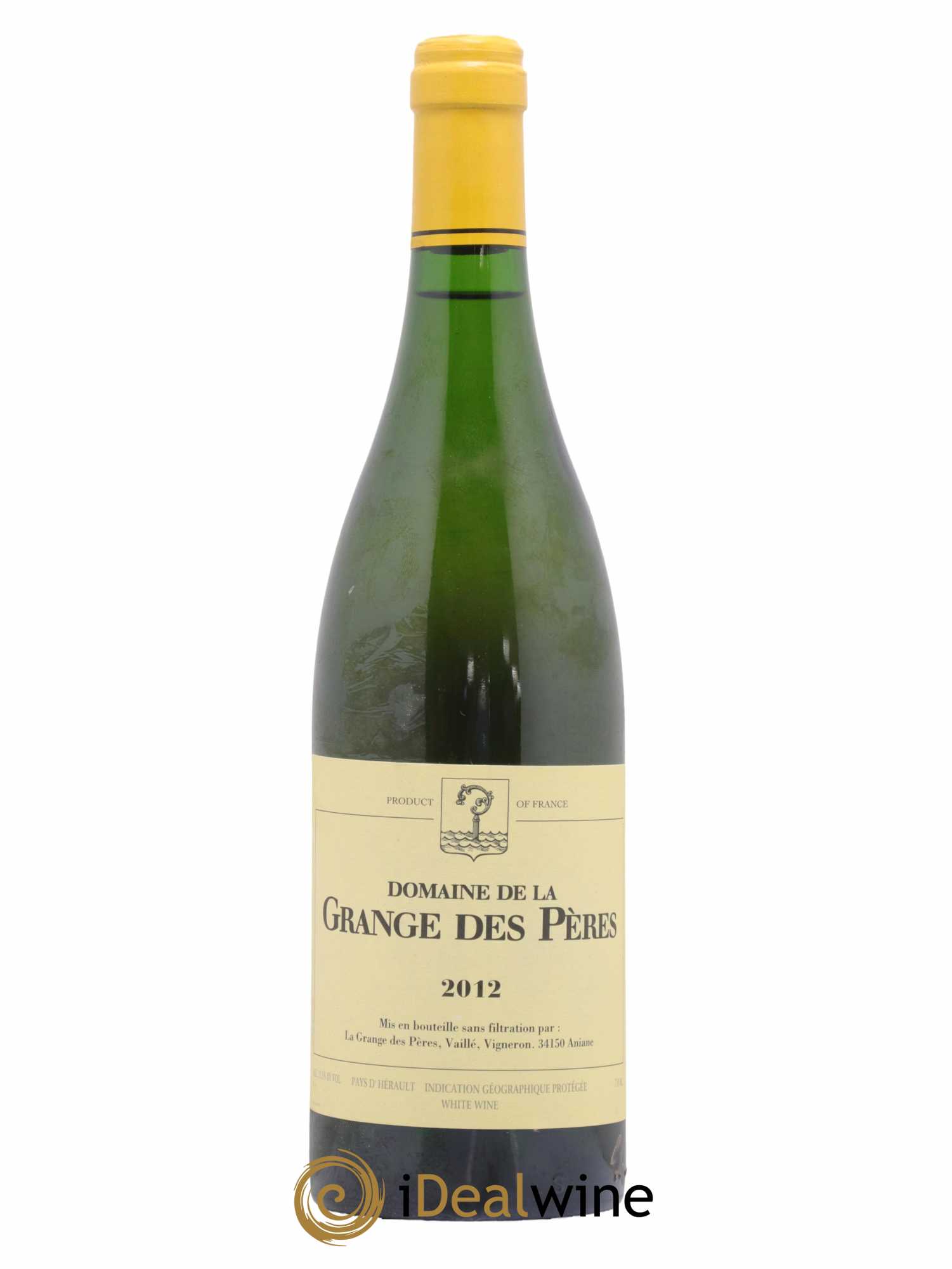 IGP Pays d'Hérault Grange des Pères Laurent Vaillé 2012 - Lot de 1 bouteille - 0