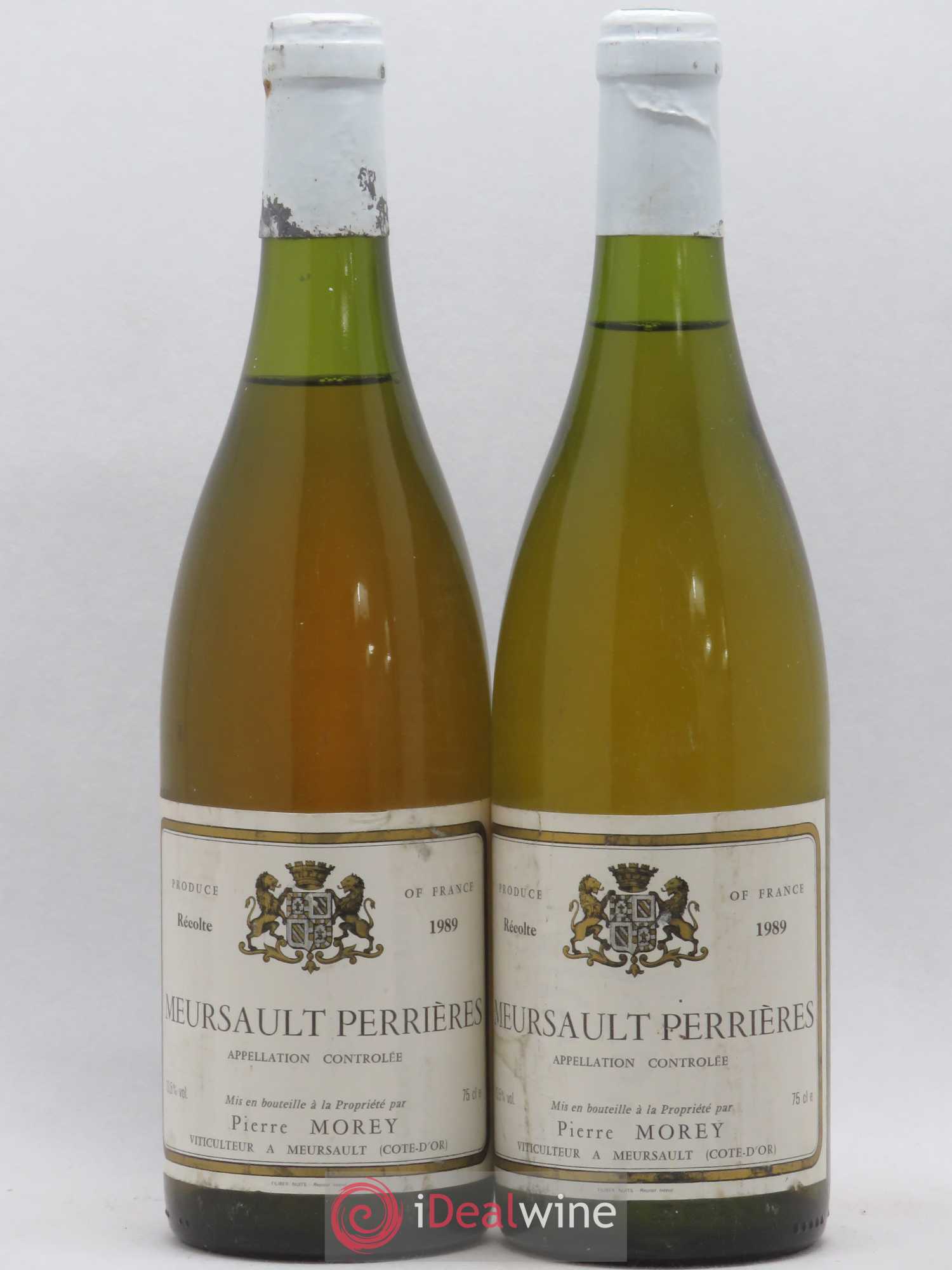 Meursault 1er Cru Perrières Pierre Morey (Domaine) 1989 - Lot of 2 bottles - 0