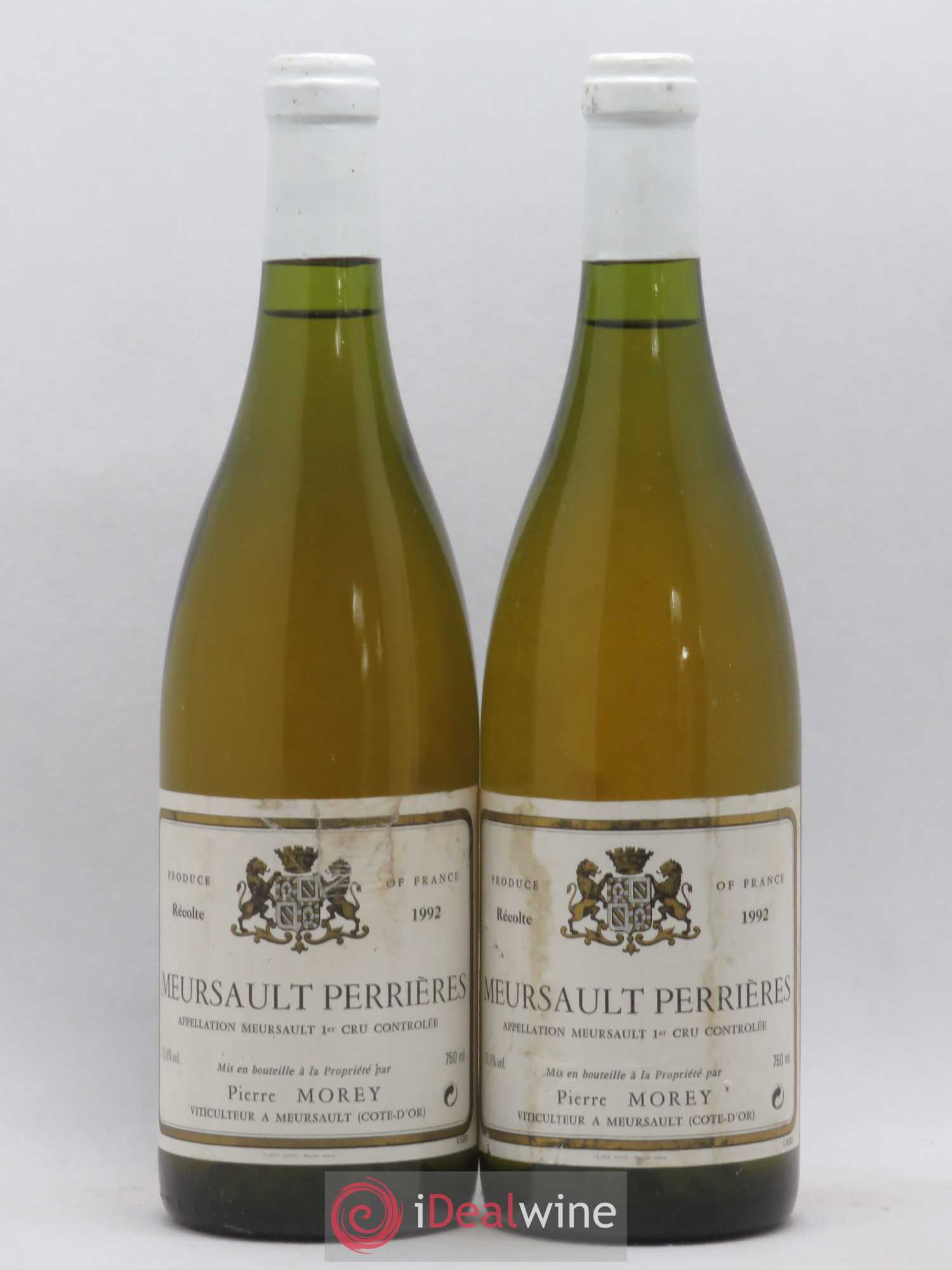 Meursault 1er Cru Perrières Pierre Morey (Domaine) 1992 - Lot de 2 bouteilles - 0