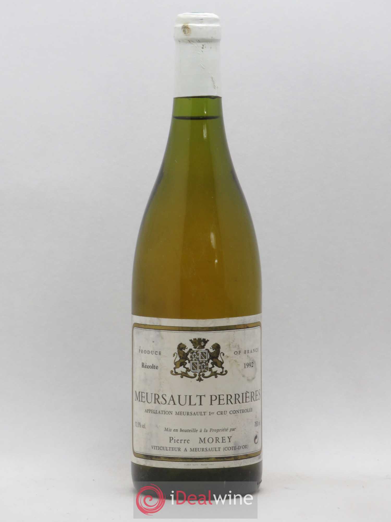 Meursault 1er Cru Perrières Pierre Morey (Domaine) 1992 - Lot de 1 bouteille - 0