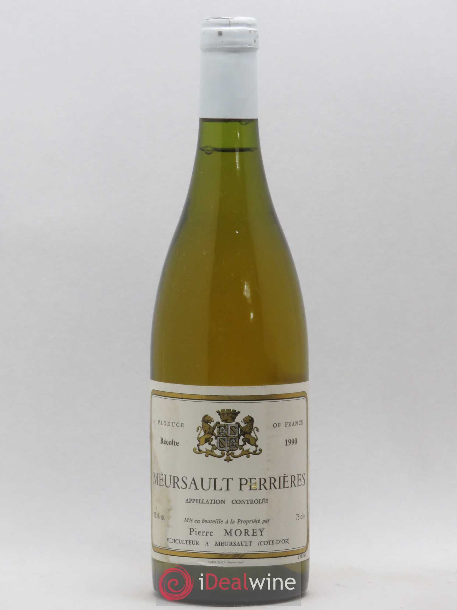 Meursault 1er Cru Perrières Pierre Morey (Domaine) 1990 - Lot de 1 bouteille - 0