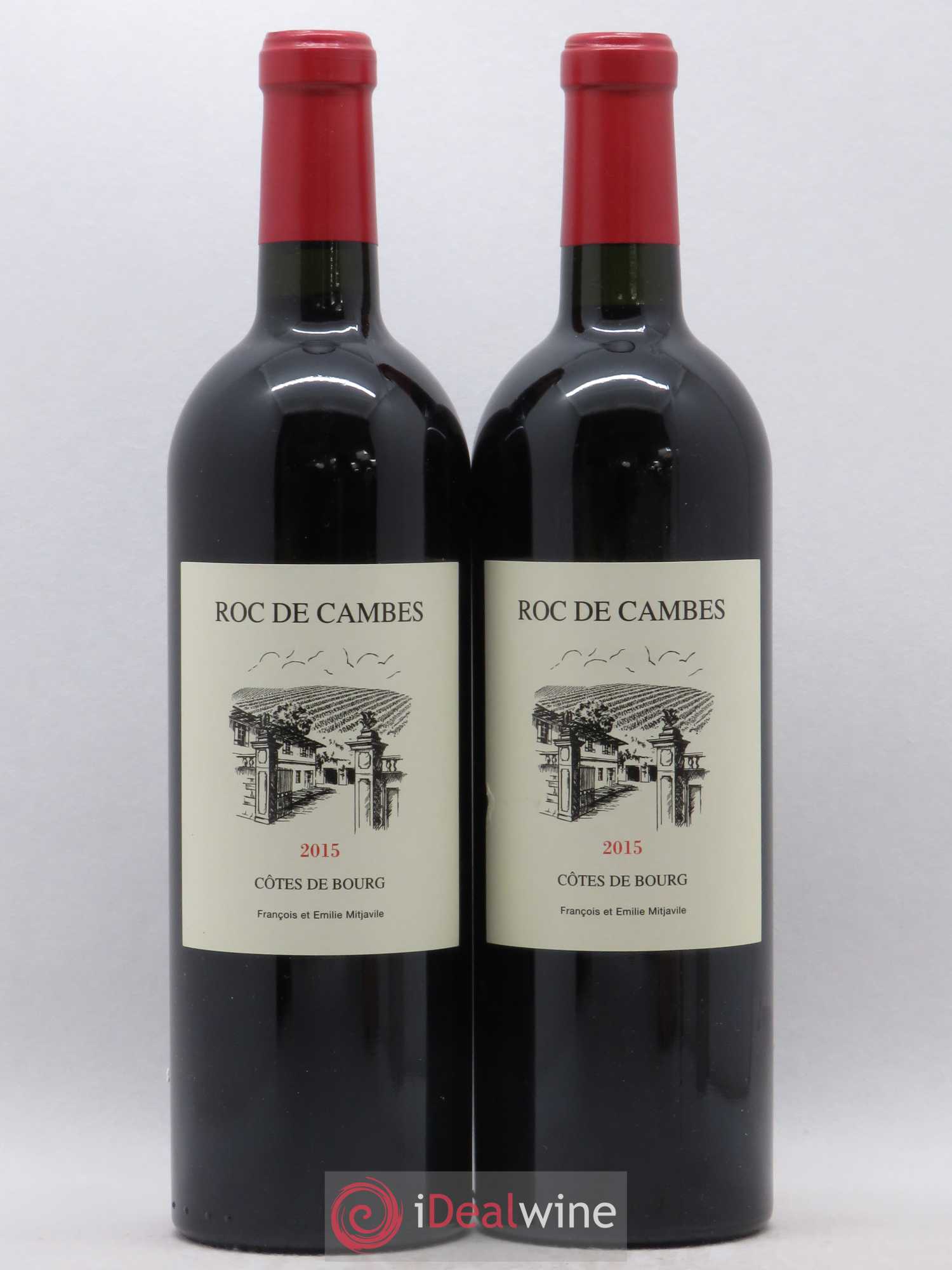 Roc de Cambes 2015 - Lot of 2 bottles - 0