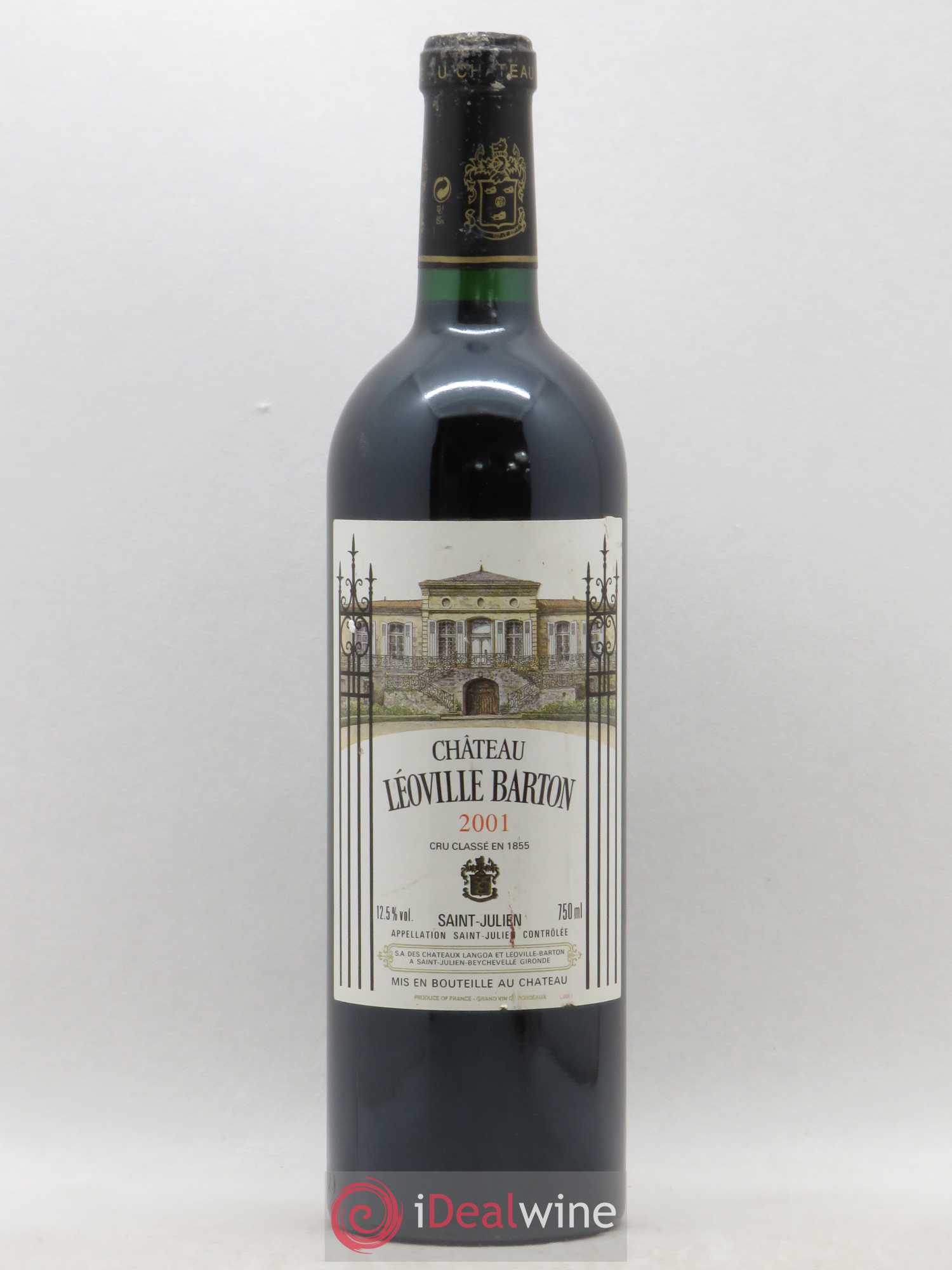 Château Léoville Barton 2ème Grand Cru Classé 2001 - Lot of 1 bottle - 0