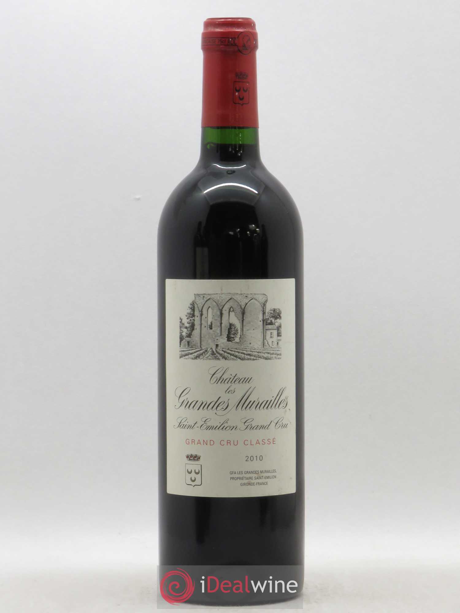 Château les Grandes Murailles Grand Cru Classé 2010 - Lot of 1 bottle - 0