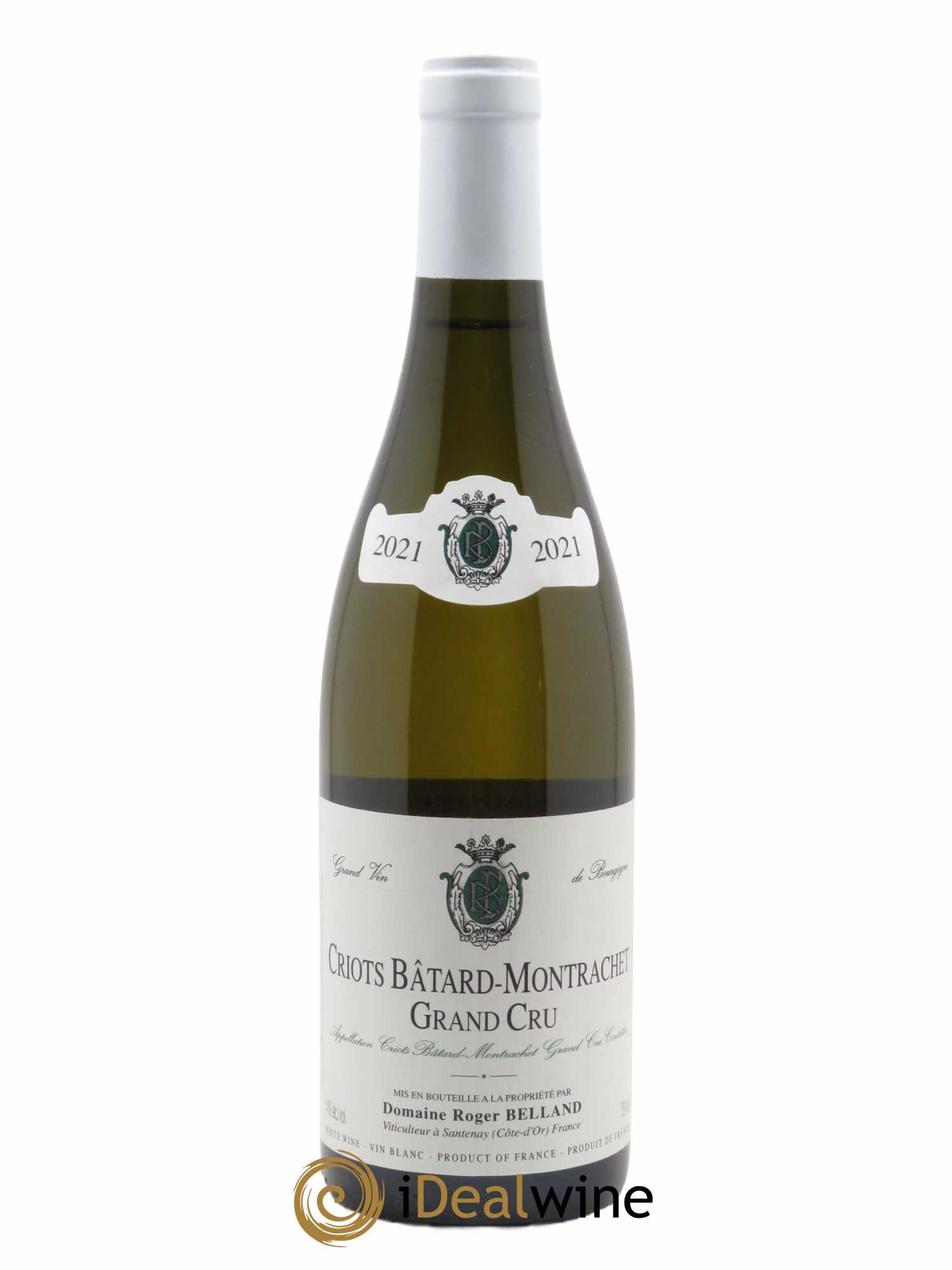 Criots-Bâtard-Montrachet Grand Cru Roger Belland (Domaine) 2021 - Lot de 1 bouteille - 0