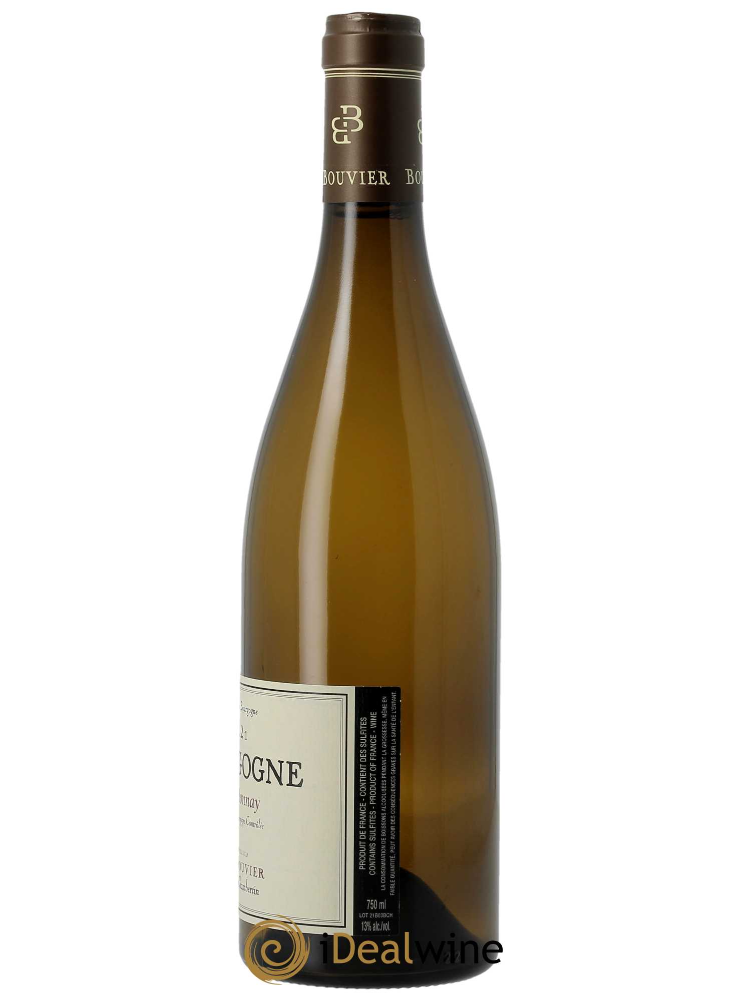 Bourgogne Chardonnay René Bouvier (Domaine) 2021 - Posten von 1 Flasche - 1