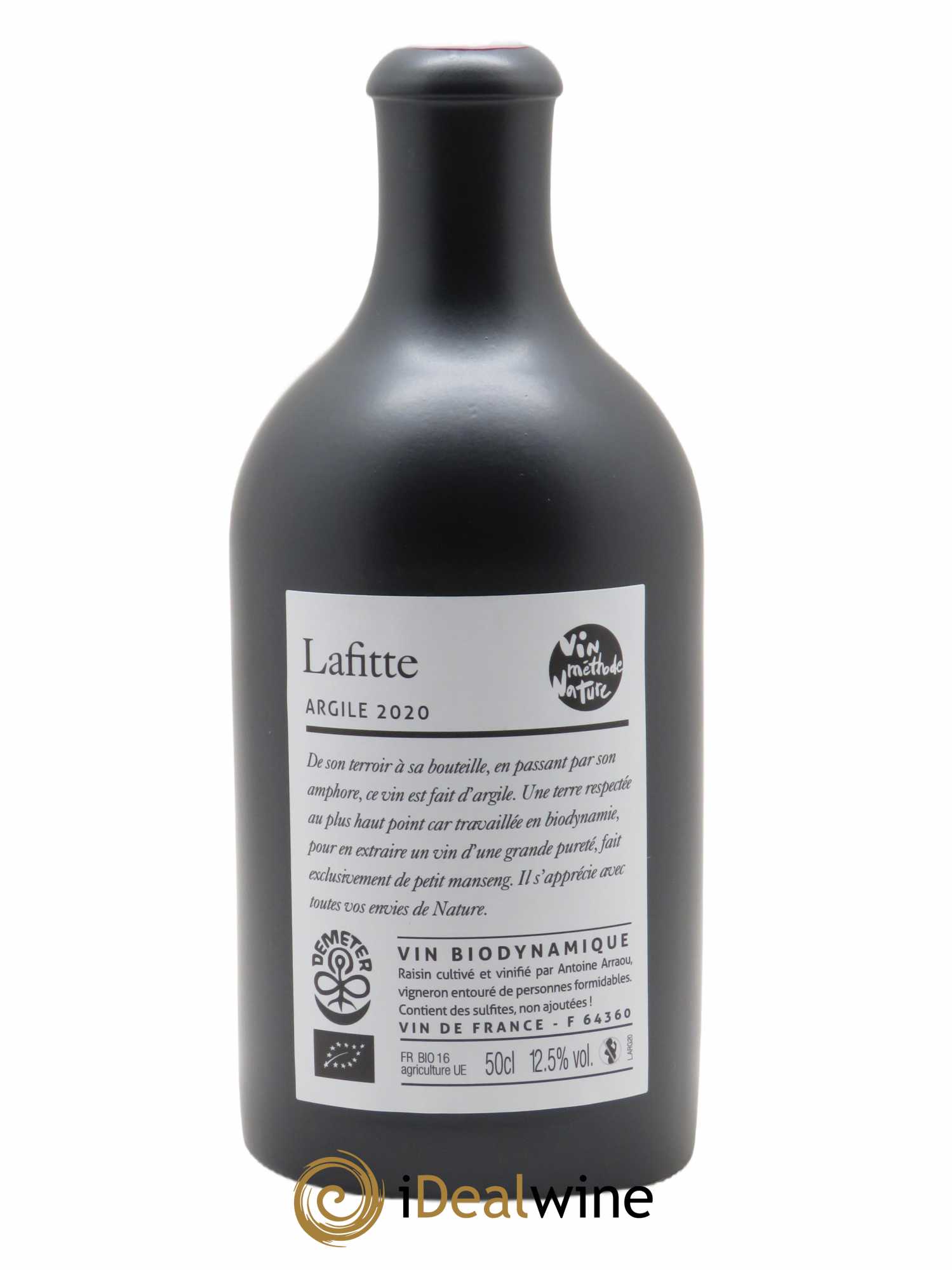 Vin de France Argile Château Lafitte  2020 - Lot de 1 bouteille - 1