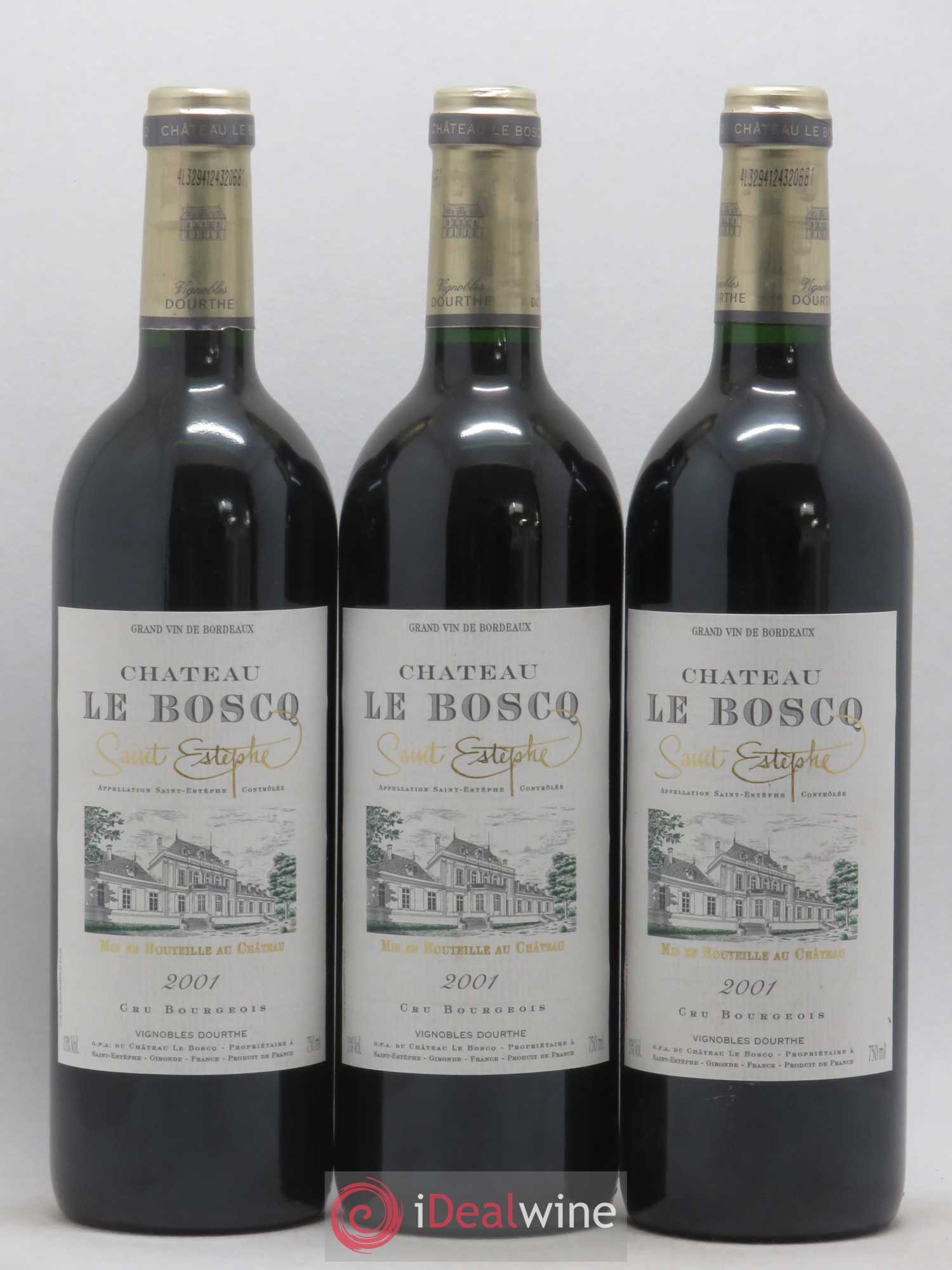 Château le Boscq Cru Bourgeois 2001 - Lot of 12 bottles - 4