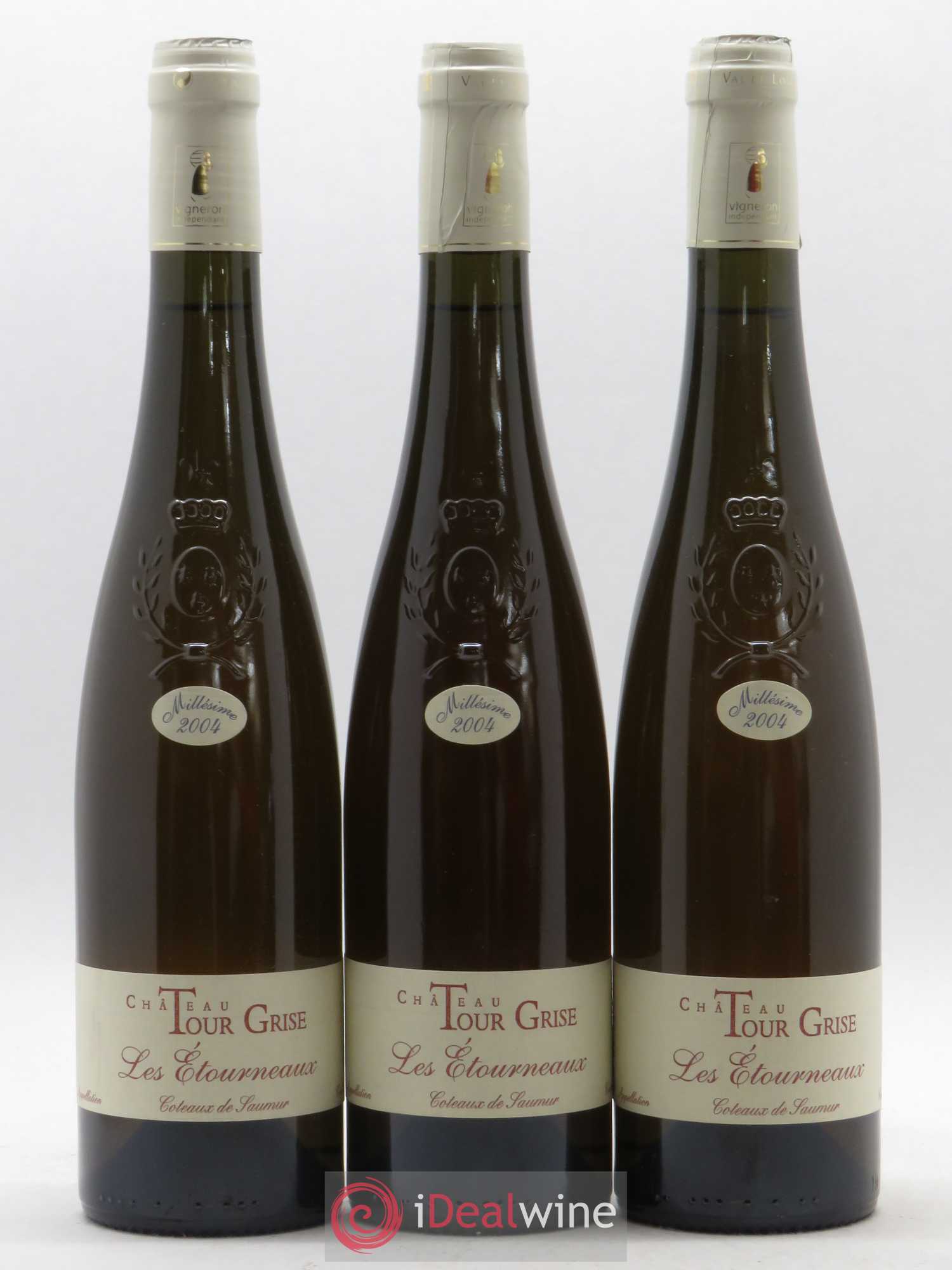 Coteaux de Saumur Les Etourneaux Château Tour Grise 50cl 2004 - Lot de 3 bouteilles - 0