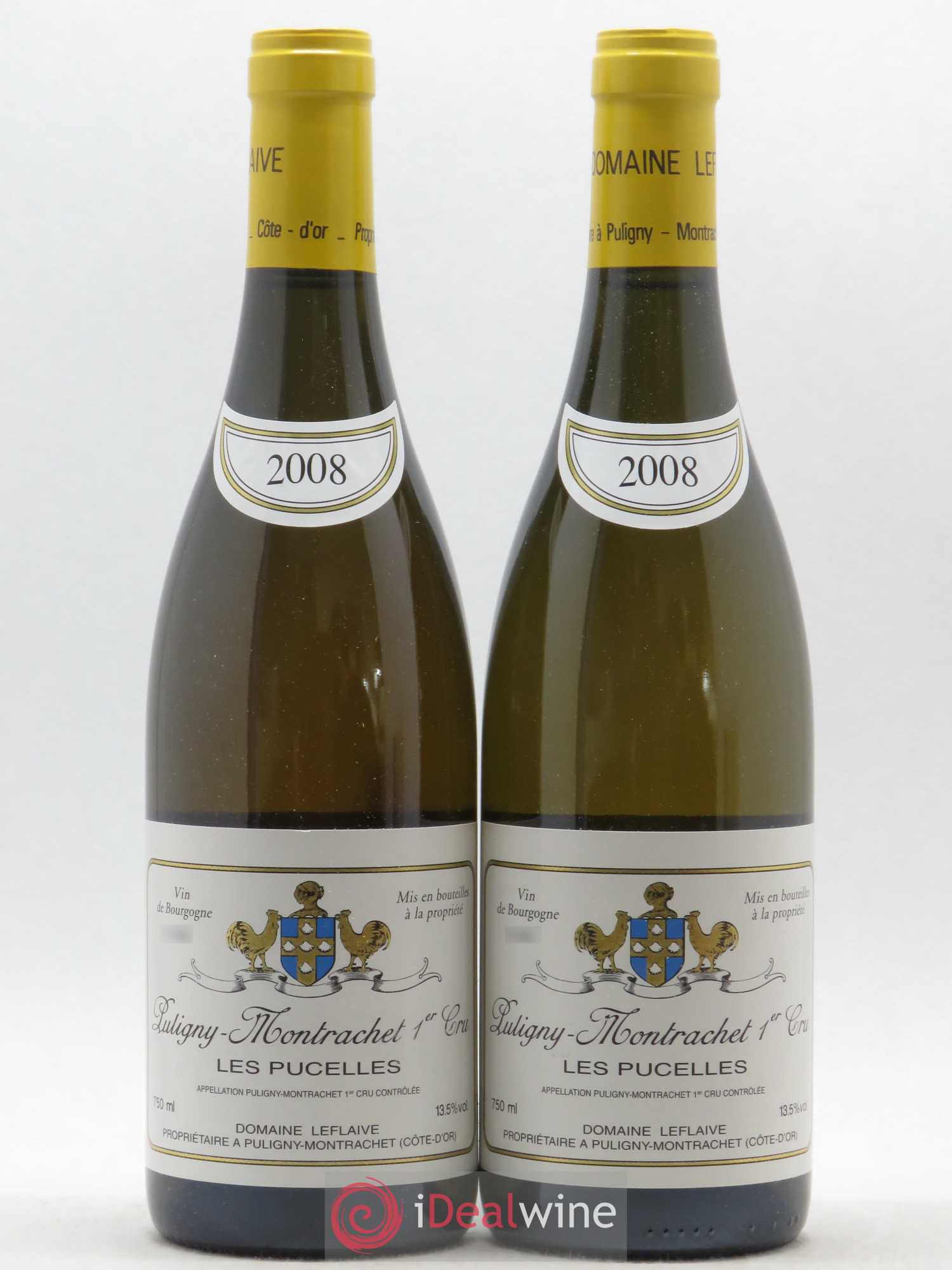 Puligny-Montrachet 1er Cru Les Pucelles Leflaive (Domaine) 2008 - Lot of 2 bottles - 0