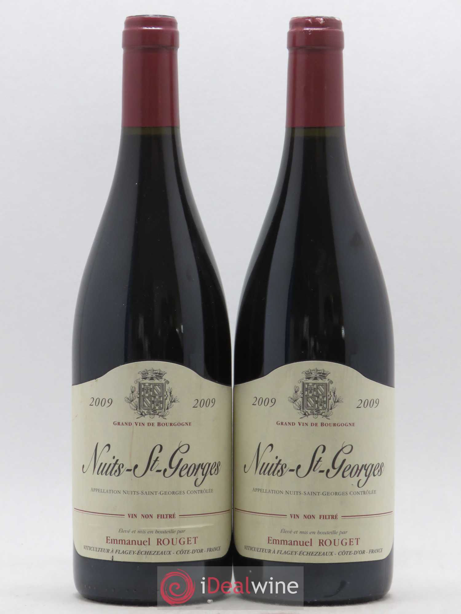 Nuits Saint-Georges Emmanuel Rouget 2009 - Lot of 2 bottles - 0