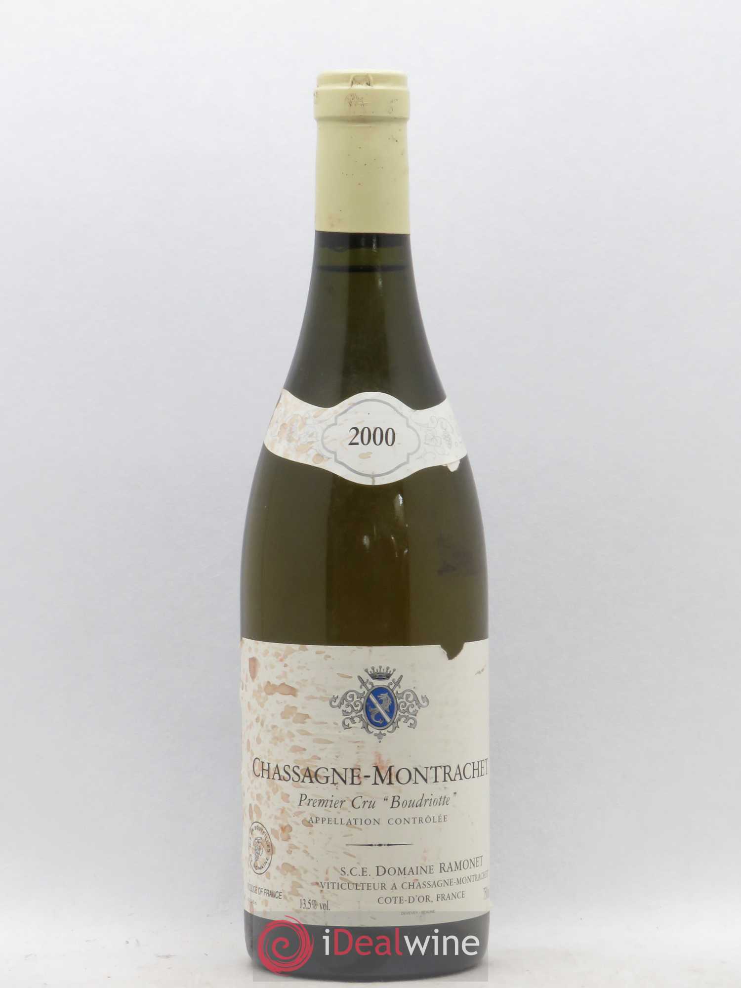 Chassagne-Montrachet 1er Cru Boudriotte Ramonet (Domaine) 2000 - Lot de 1 bouteille - 0