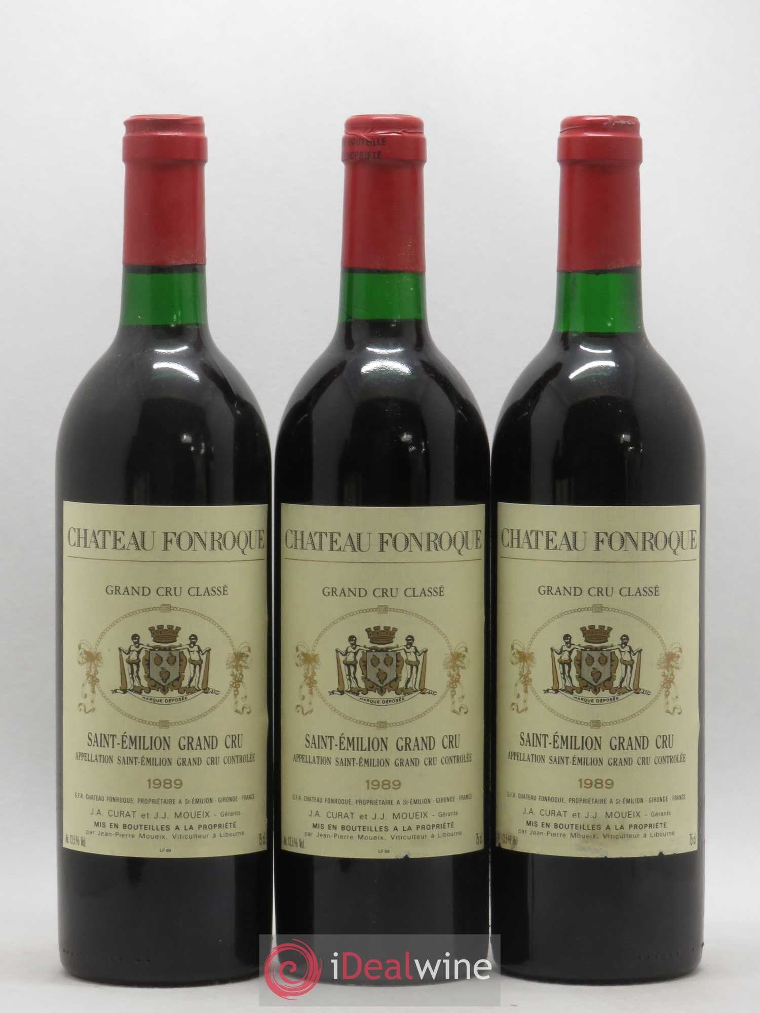 Château Fonroque Grand Cru Classé 1989 - Lot of 6 bottles - 2