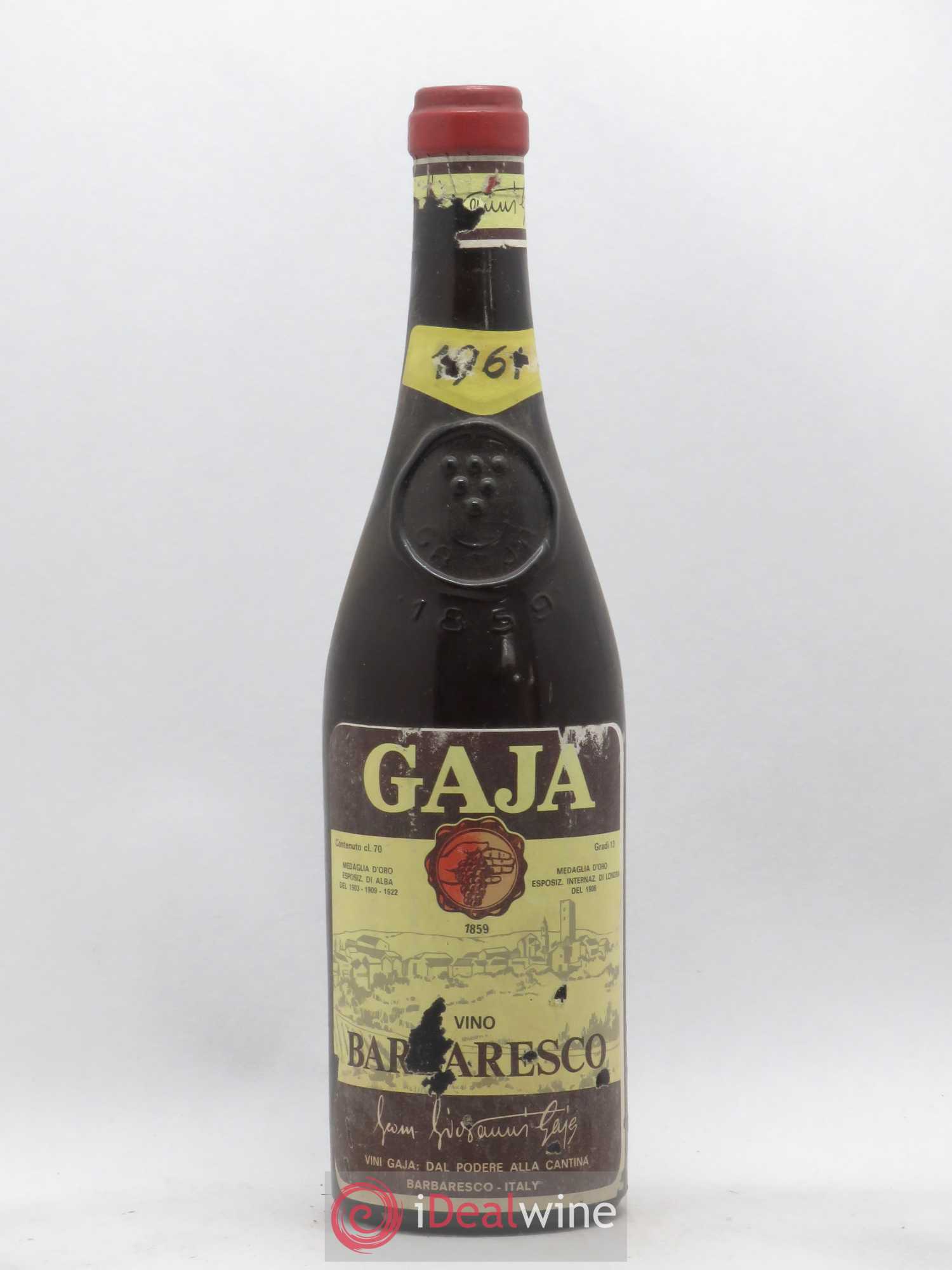 Barbaresco DOCG Angelo Gaja 1961 - Lot of 1 bottle - 0