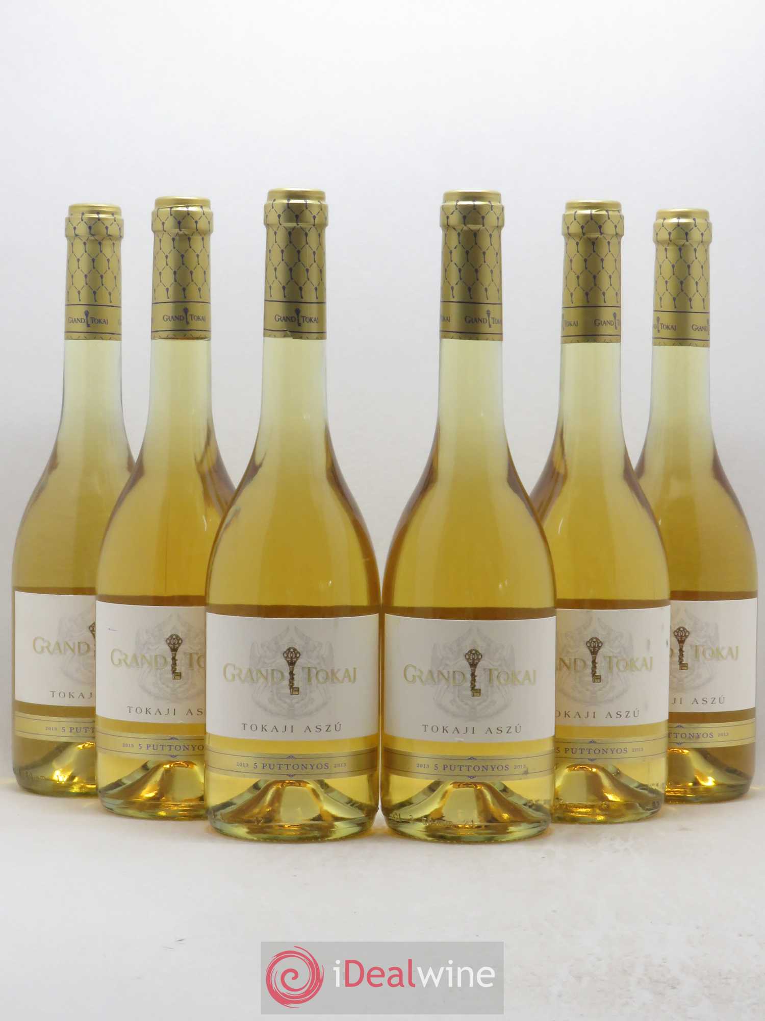 Tokaji Grand Tokaj 5 Puttonyos Aszu 50cl (sans prix de réserve) 2013 - Lot de 6 bouteilles - 0