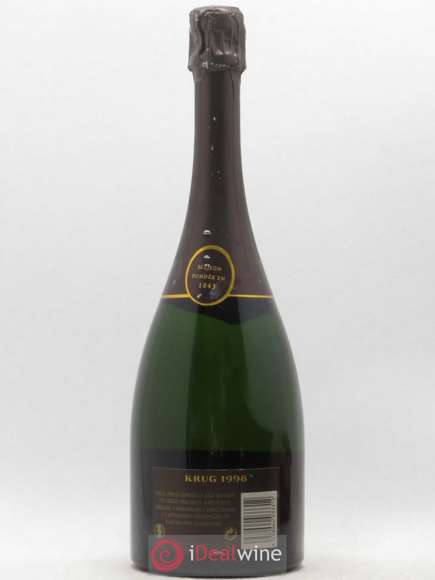 Vintage Krug 1998 - Lot de 1 bouteille - 1